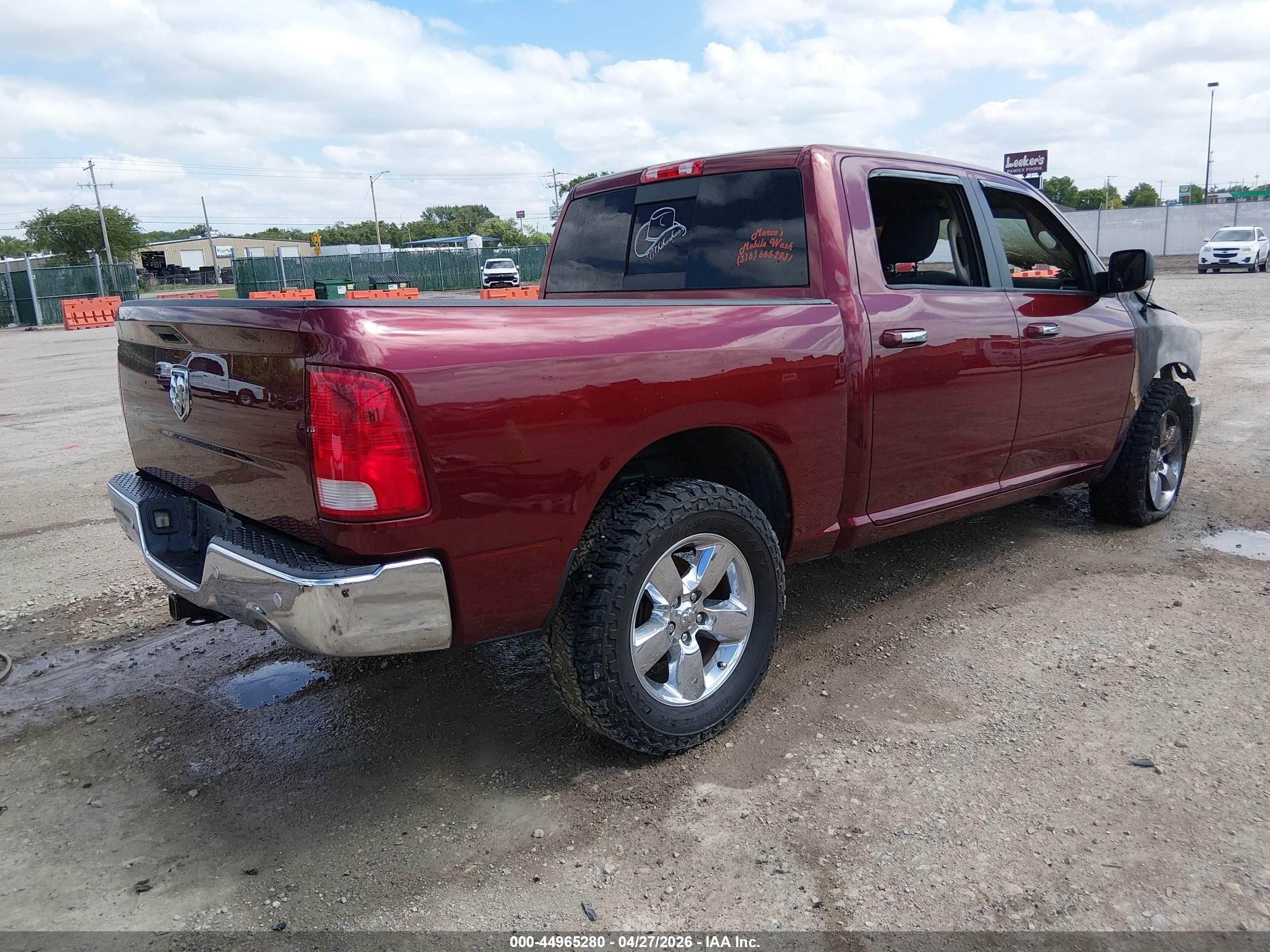2016 Ram 1500 Big Horn Burgundy vin: 3C6RR7LTXGG207830