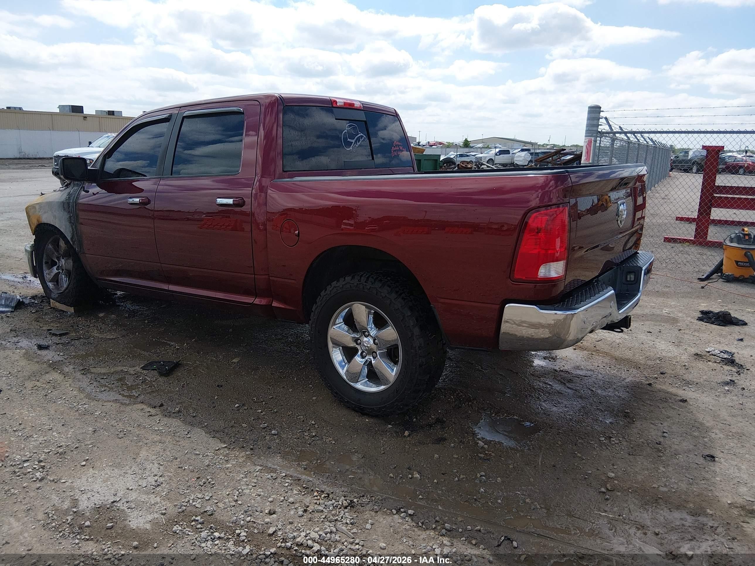 2016 Ram 1500 Big Horn Burgundy vin: 3C6RR7LTXGG207830