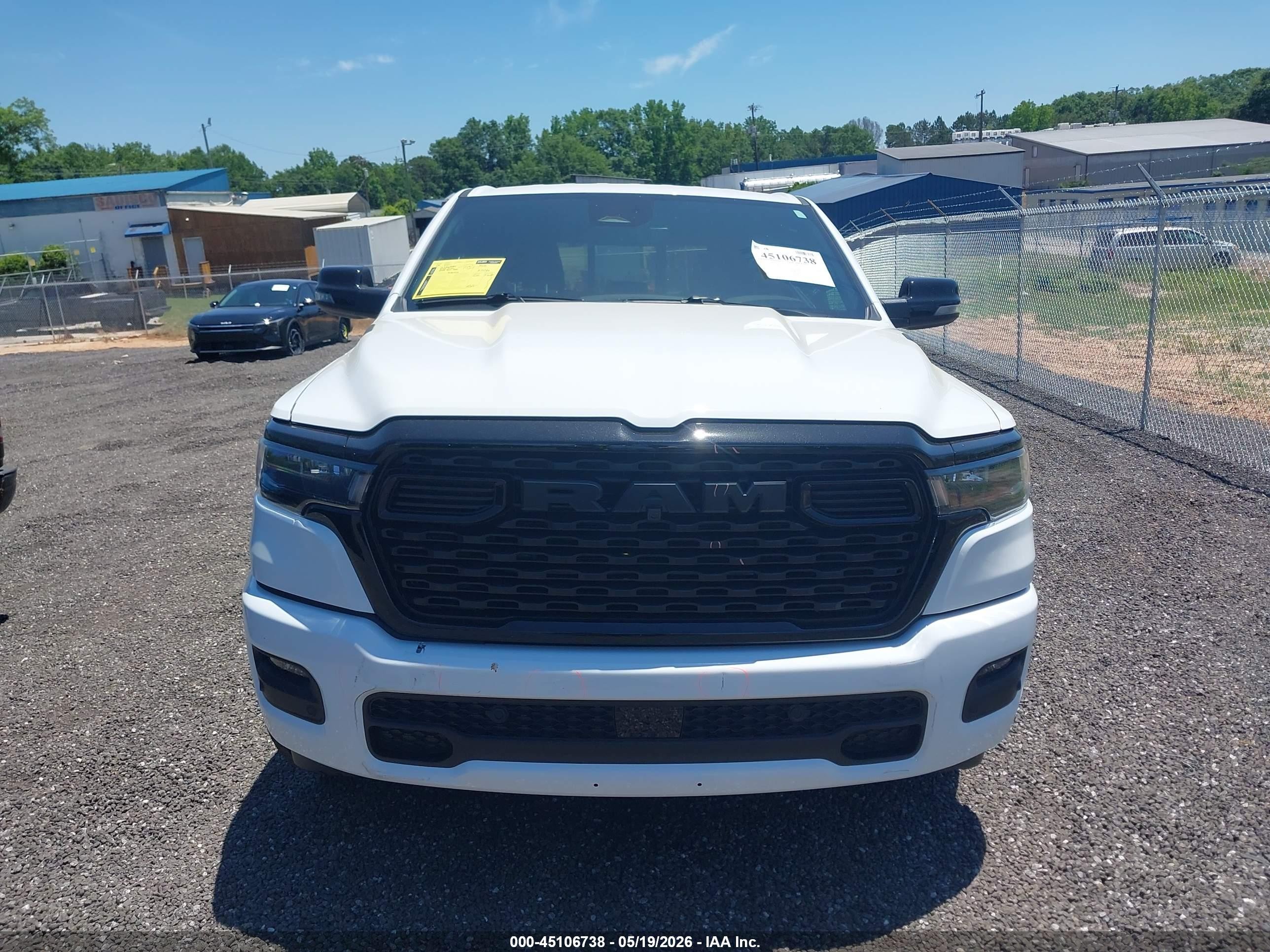 2025 Ram 1500 Big Horn  4x2 5'7 Box White vin: 3C6RREFG3S4164090