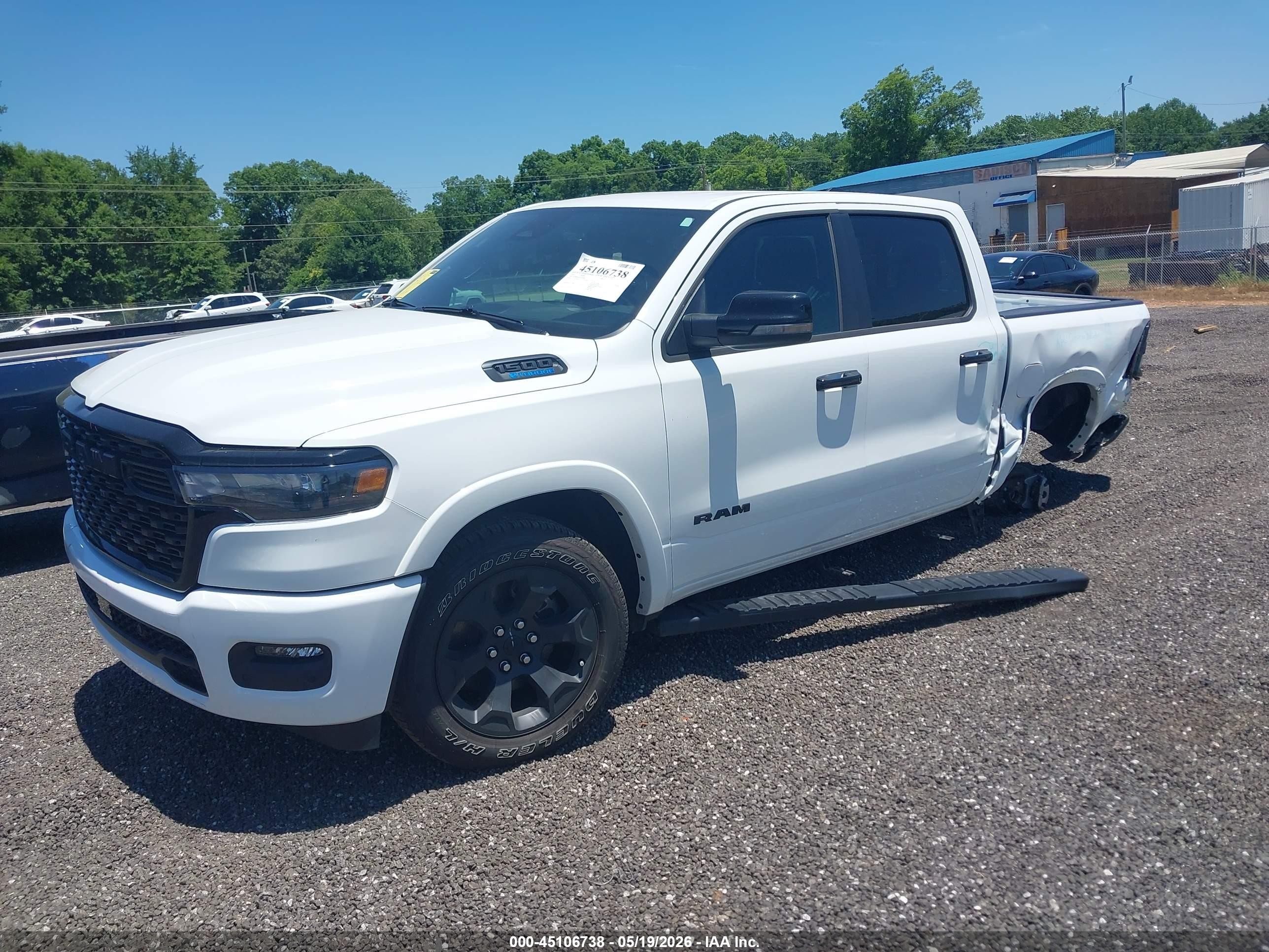 2025 Ram 1500 Big Horn  4x2 5'7 Box White vin: 3C6RREFG3S4164090