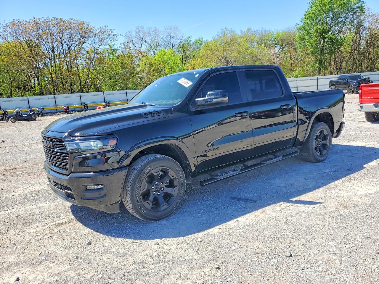 2025 Ram 1500 Big Horn Black vin: 3C6SRFFP9S4500879