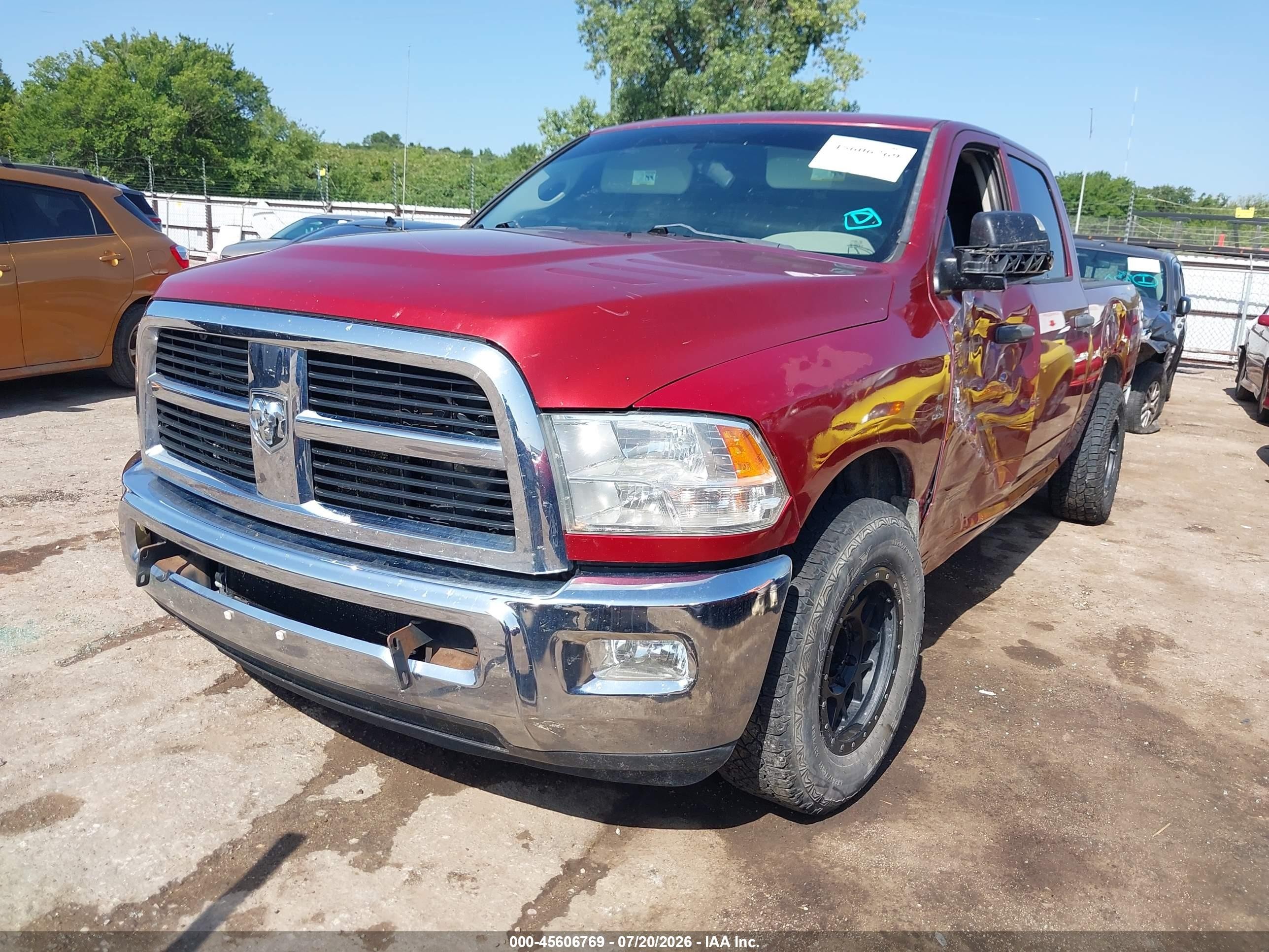 2012 Ram 2500 St Red vin: 3C6TD4CL0CG328976