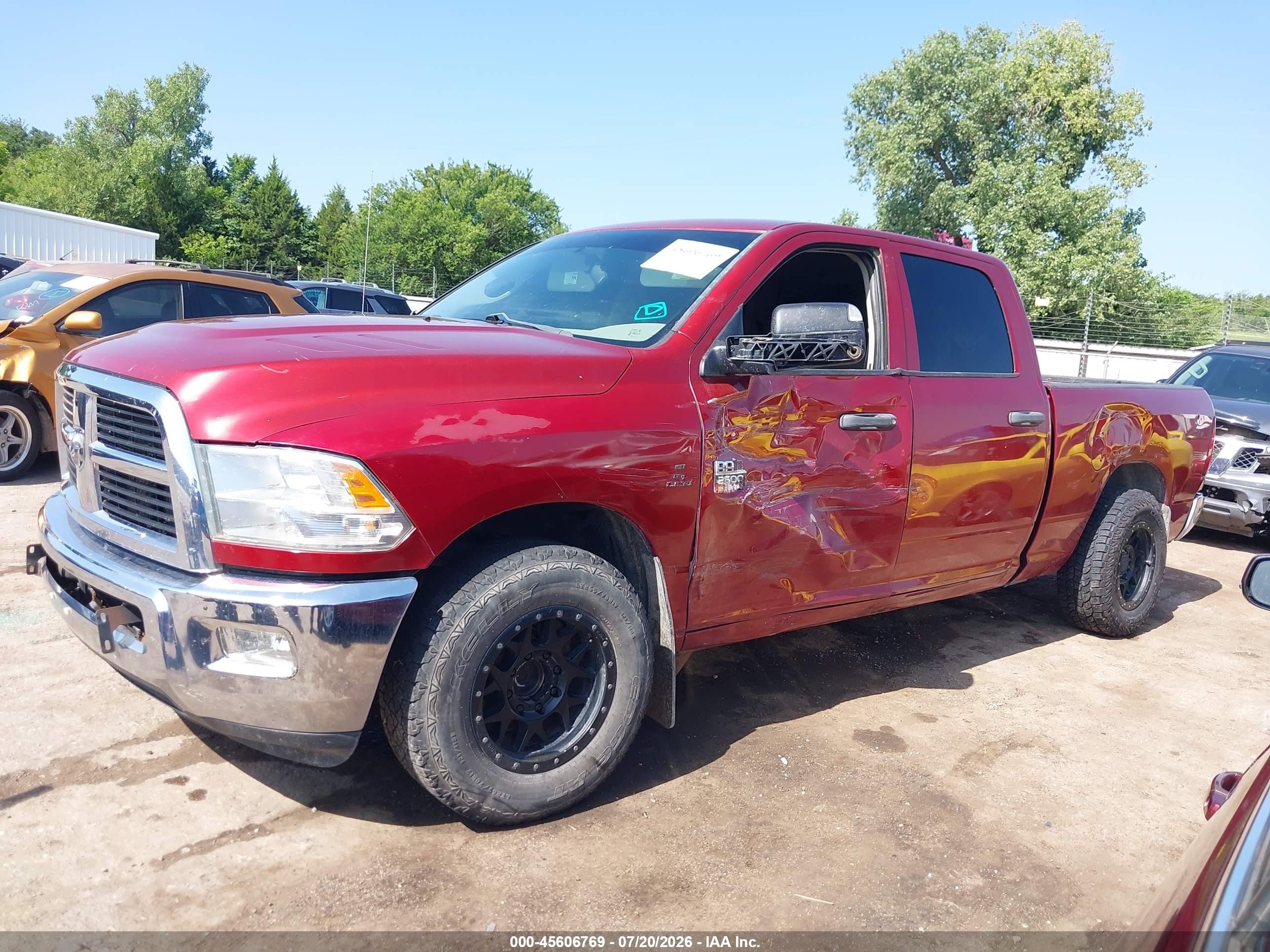 2012 Ram 2500 St Red vin: 3C6TD4CL0CG328976