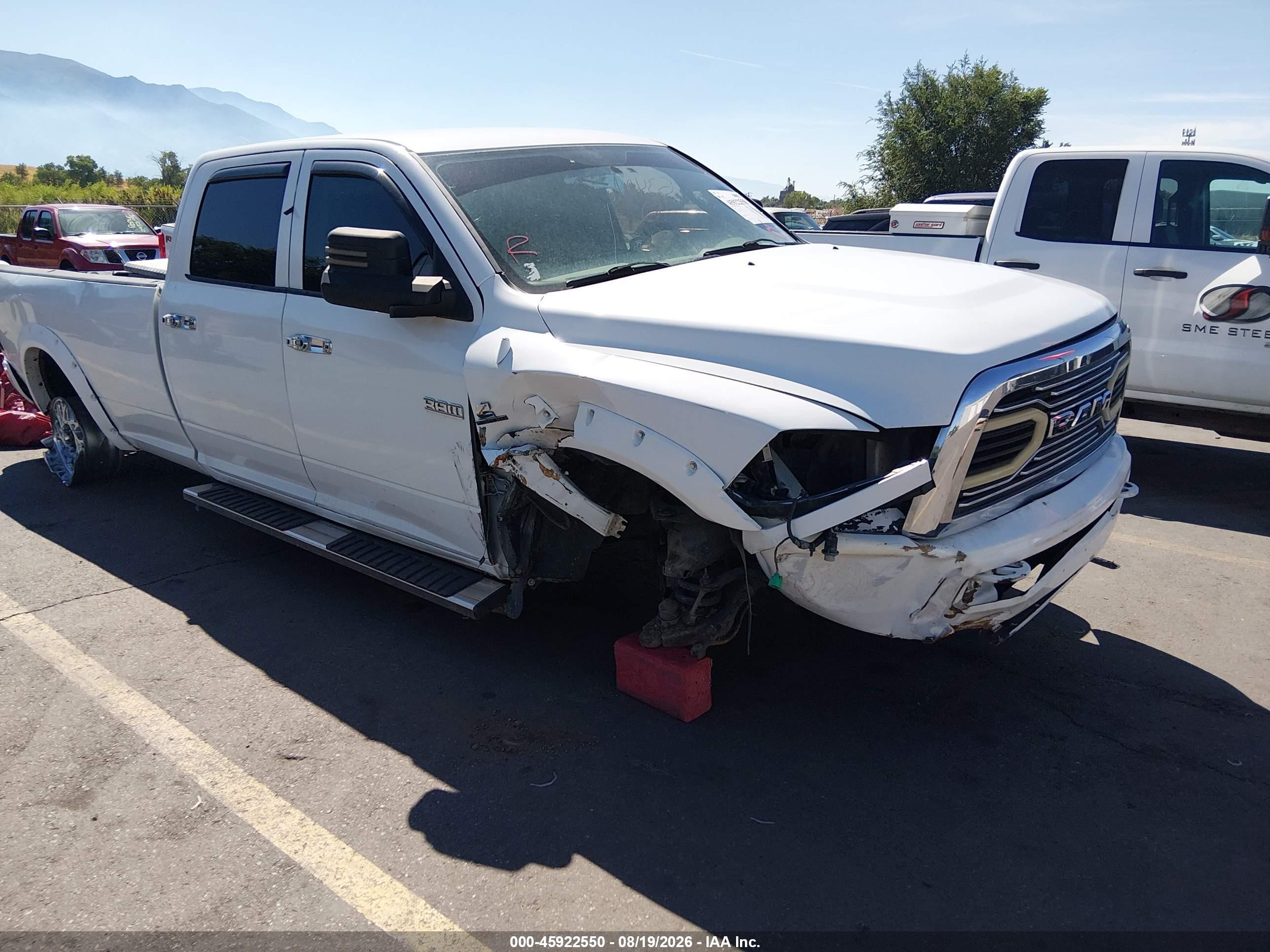2012 Ram 2500 St White vin: 3C6TD4HL1CG315002