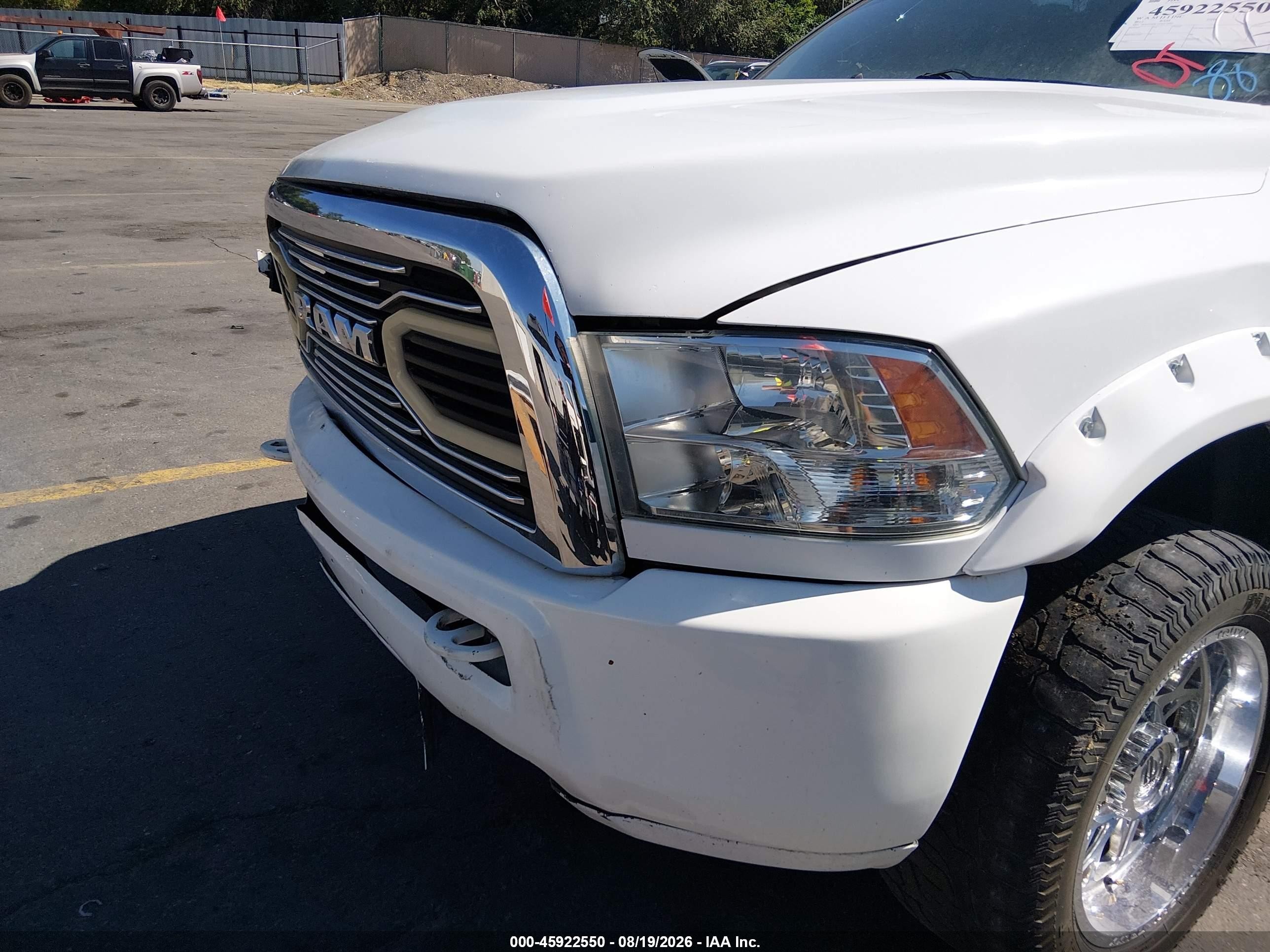 2012 Ram 2500 St White vin: 3C6TD4HL1CG315002