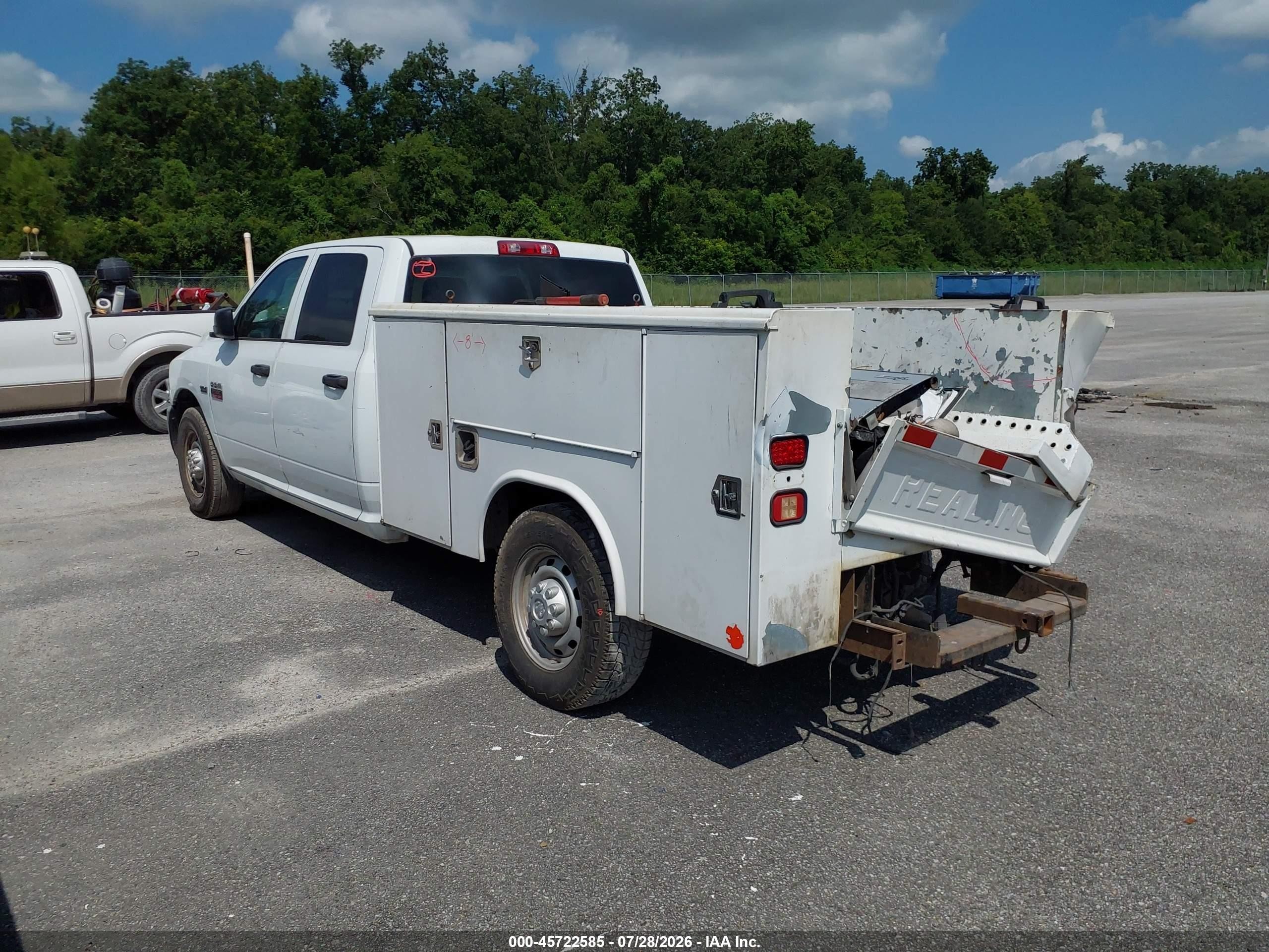 2012 Ram 2500 St White vin: 3C6TD4HT9CG204682