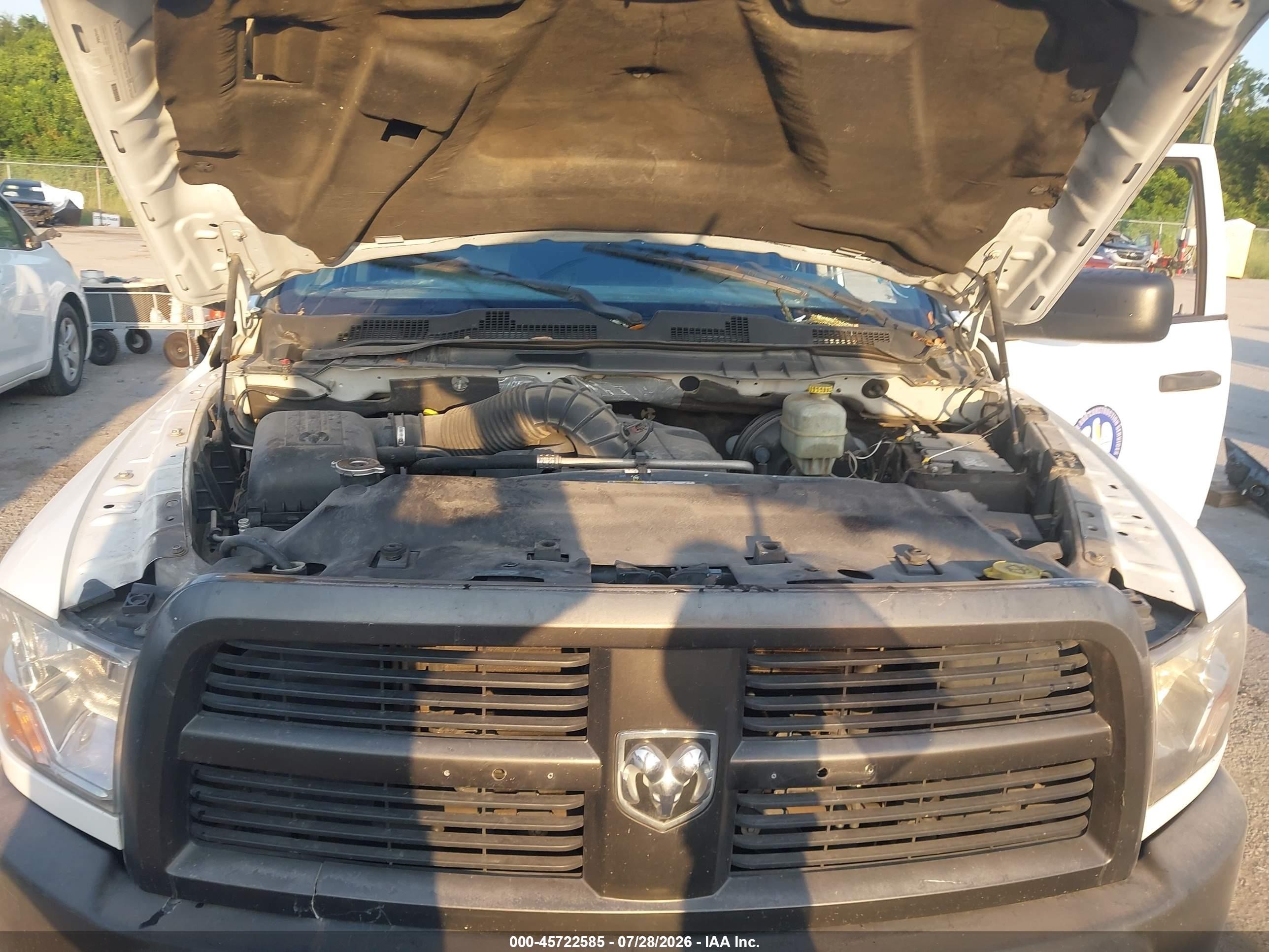 2012 Ram 2500 St White vin: 3C6TD4HT9CG204682