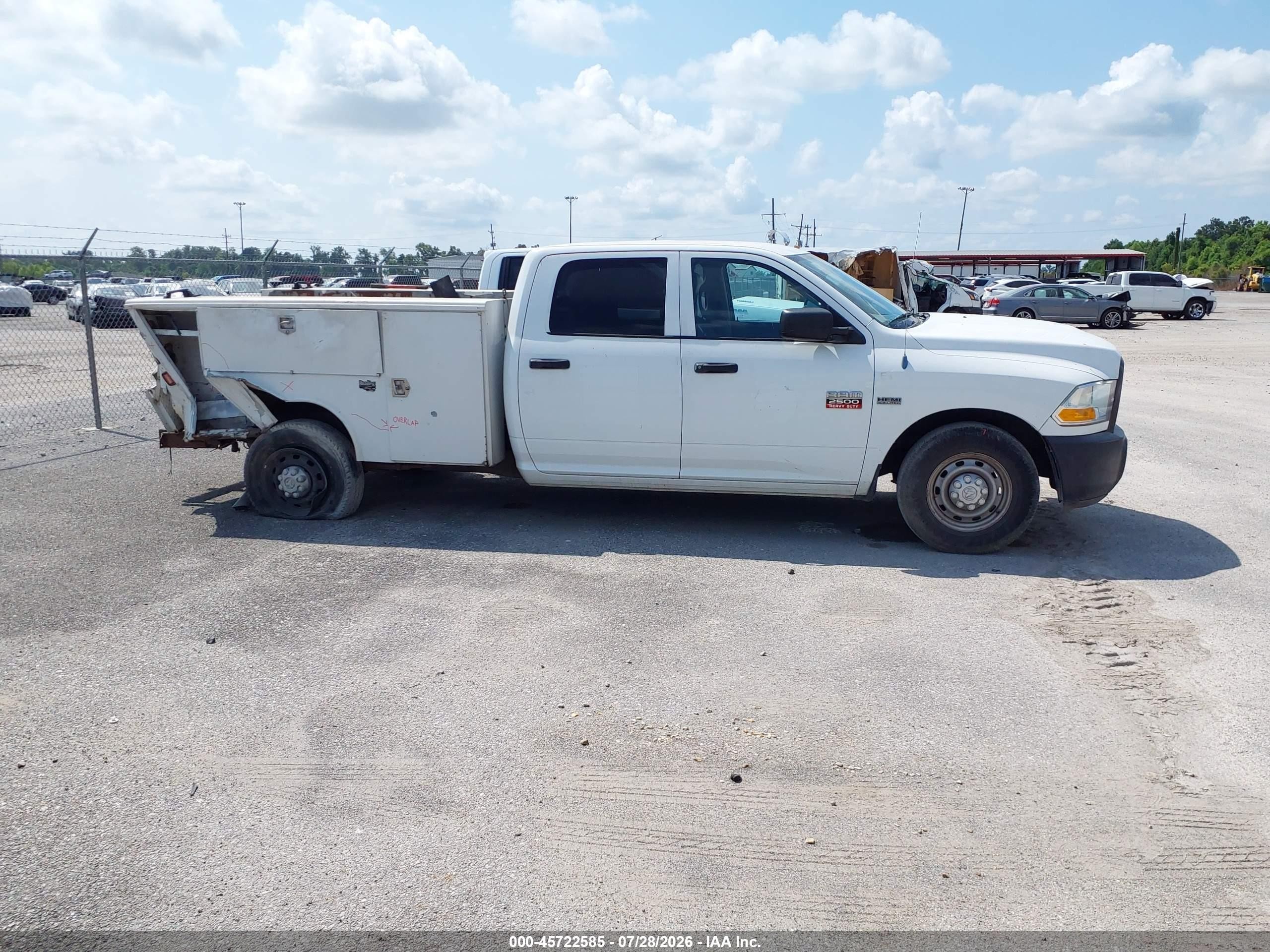 2012 Ram 2500 St White vin: 3C6TD4HT9CG204682
