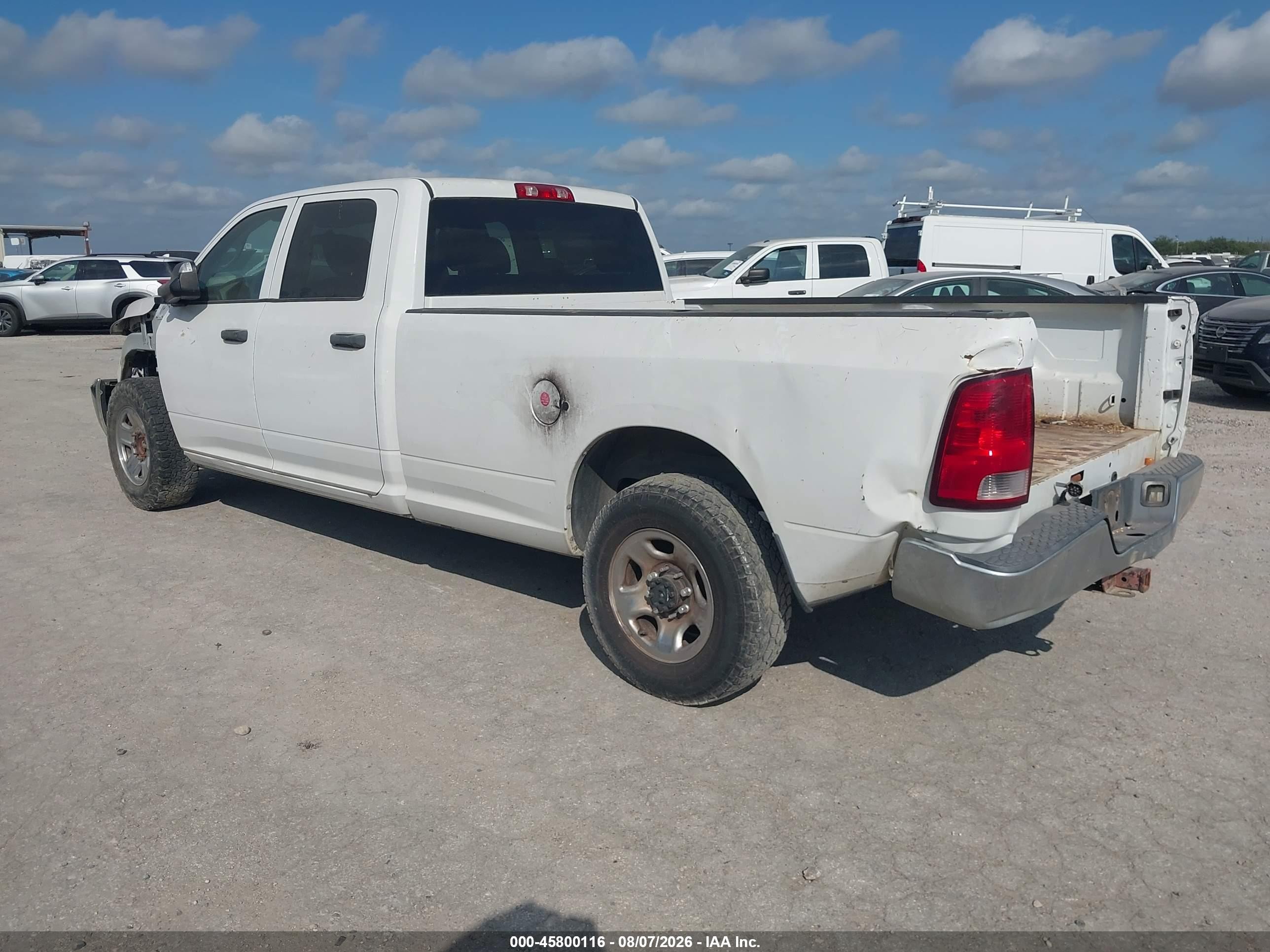 2012 Ram 2500 St White vin: 3C6TD4HT9CG292746