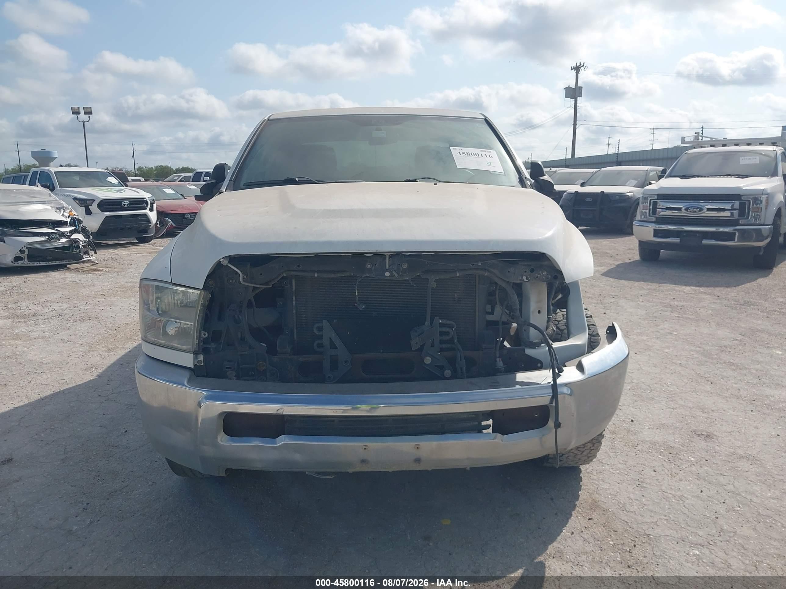 2012 Ram 2500 St White vin: 3C6TD4HT9CG292746