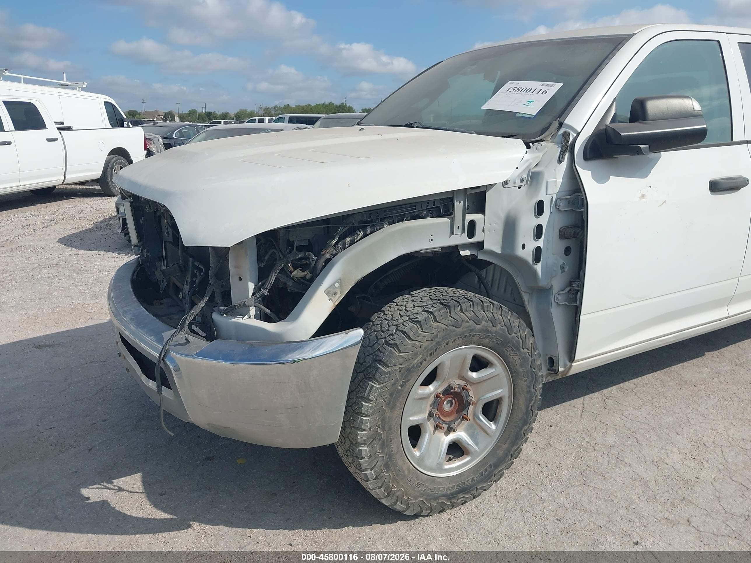 2012 Ram 2500 St White vin: 3C6TD4HT9CG292746