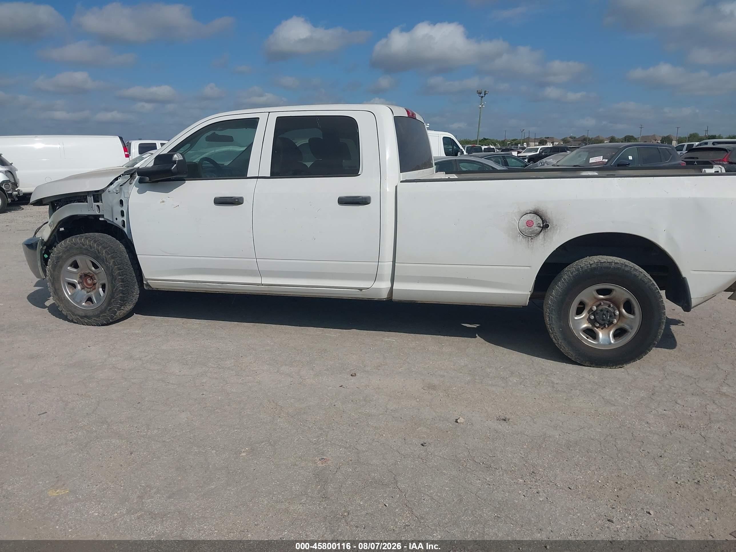 2012 Ram 2500 St White vin: 3C6TD4HT9CG292746