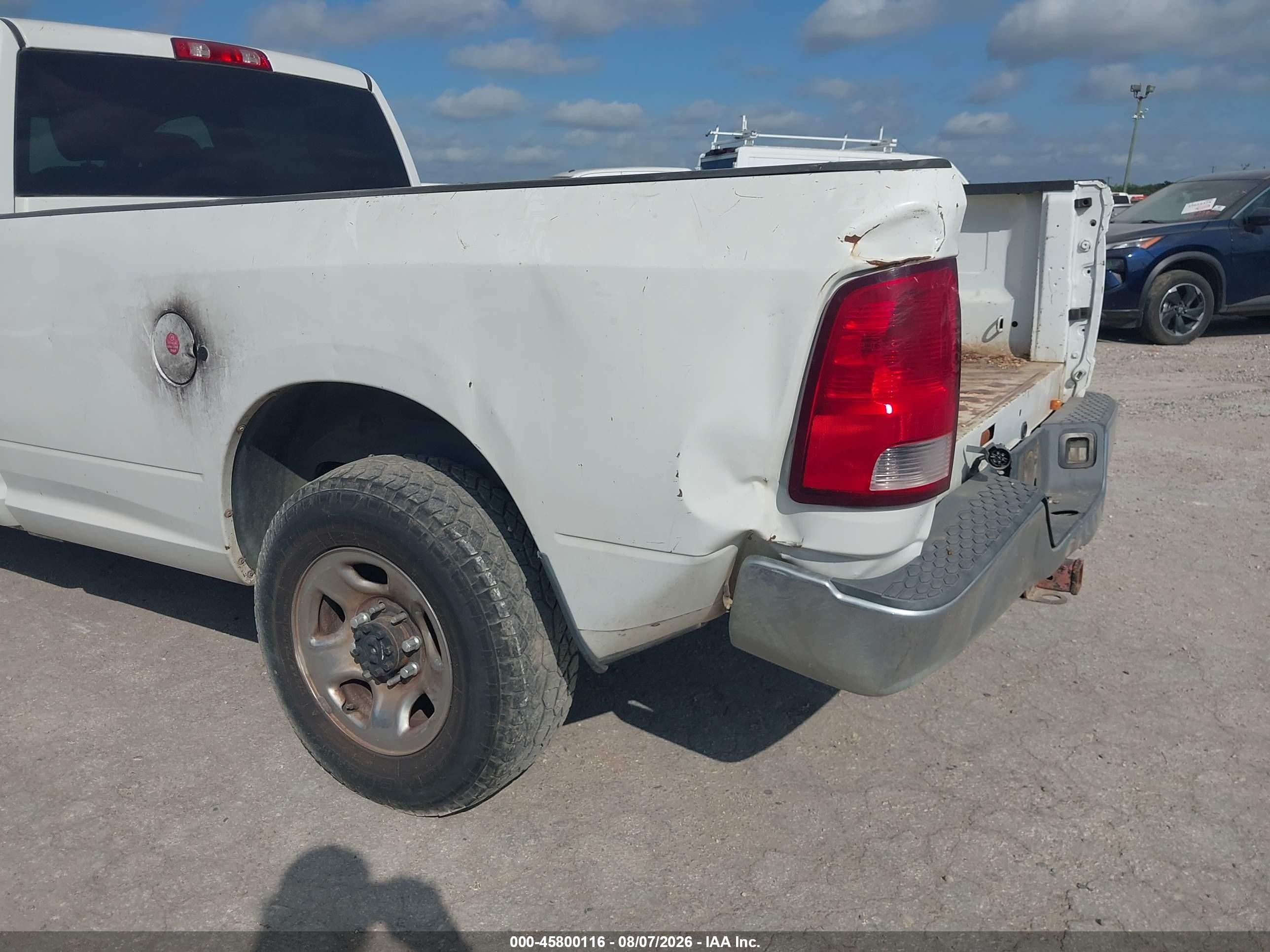 2012 Ram 2500 St White vin: 3C6TD4HT9CG292746