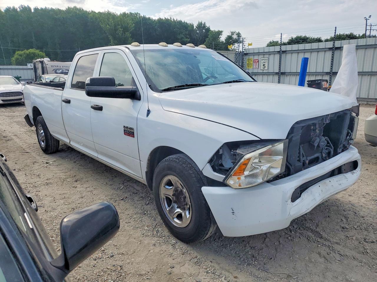 2012 Ram 2500 White vin: 3C6TD4HTXCG328959