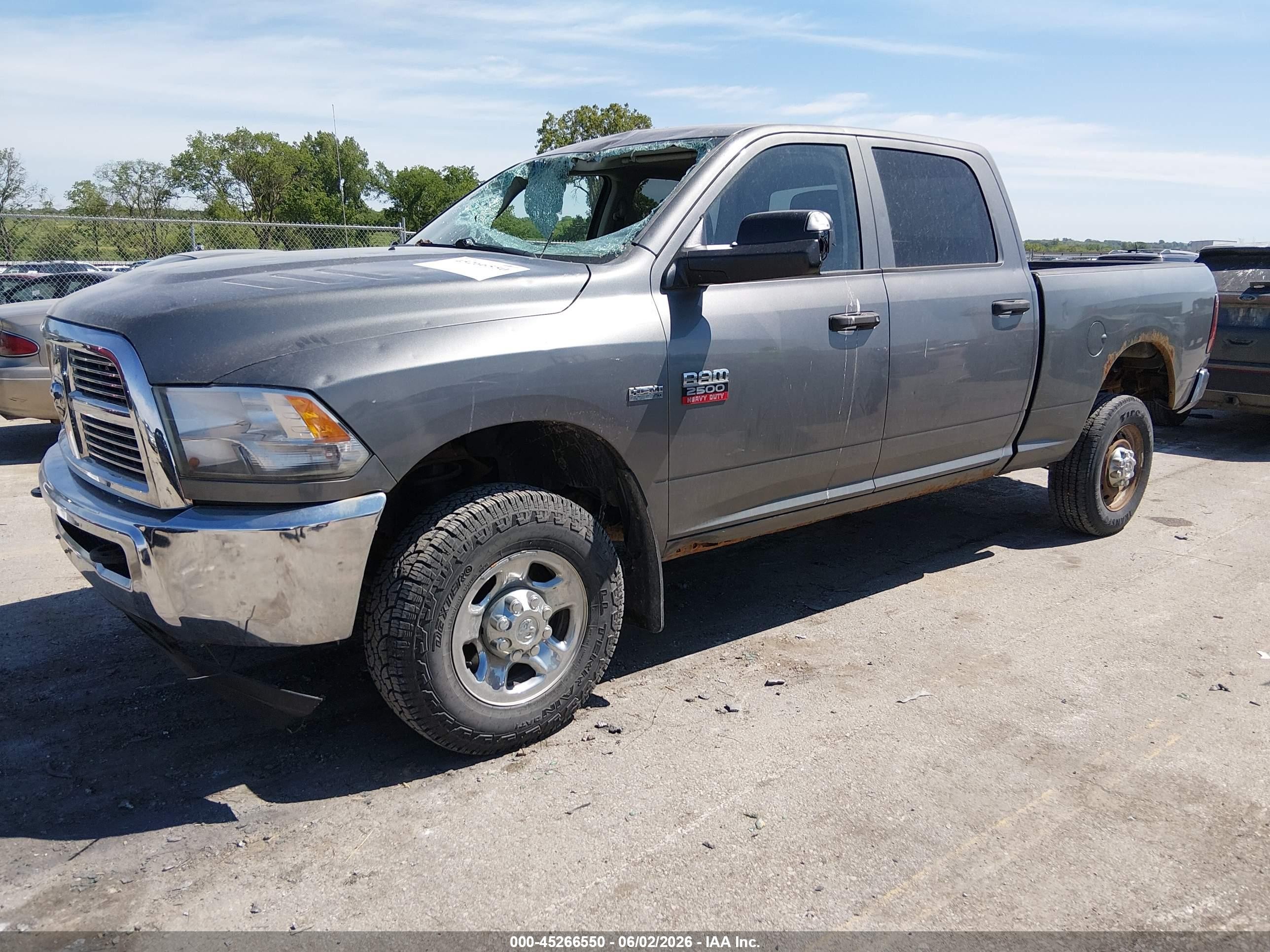 2012 Ram 2500 St Gray vin: 3C6TD5CT1CG287070