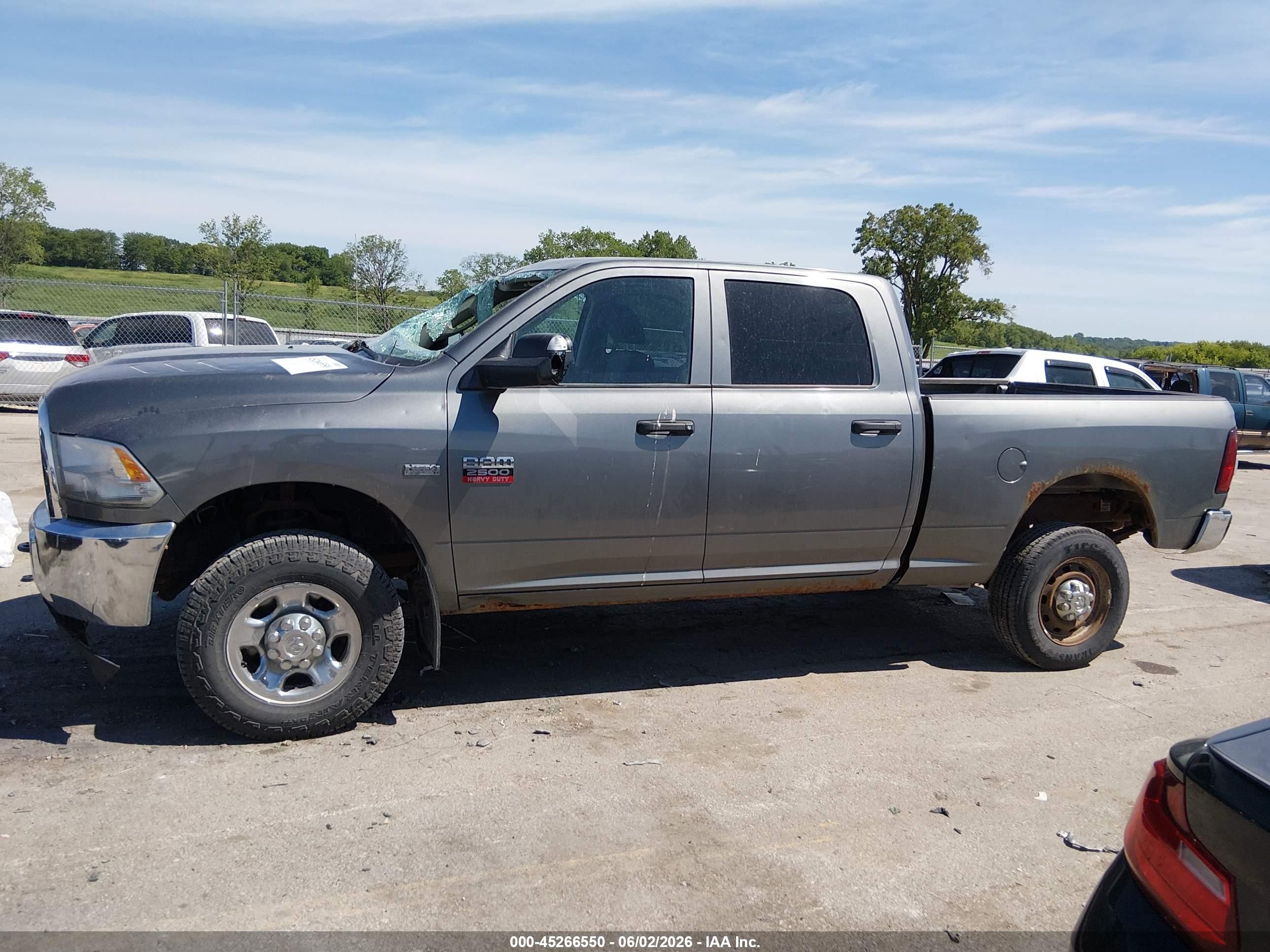 2012 Ram 2500 St Gray vin: 3C6TD5CT1CG287070