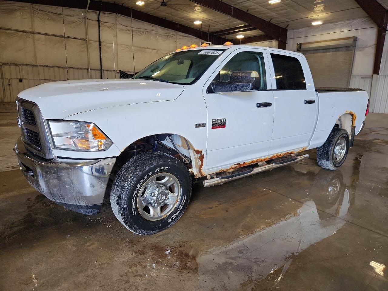 2012 Dodge Ram 2500 St White vin: 3C6TD5CT1CG319712
