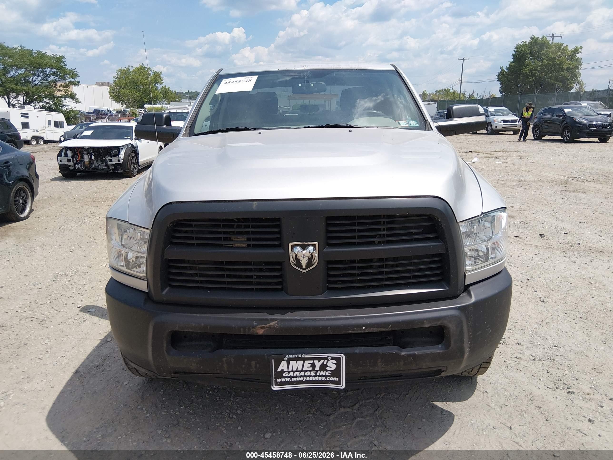 2012 Ram 2500 St Silver vin: 3C6TD5CT5CG291400