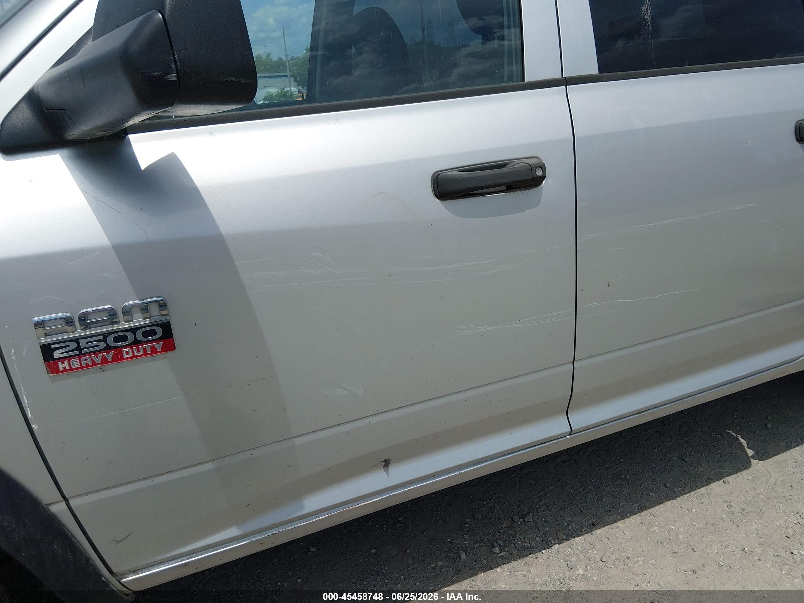 2012 Ram 2500 St Silver vin: 3C6TD5CT5CG291400