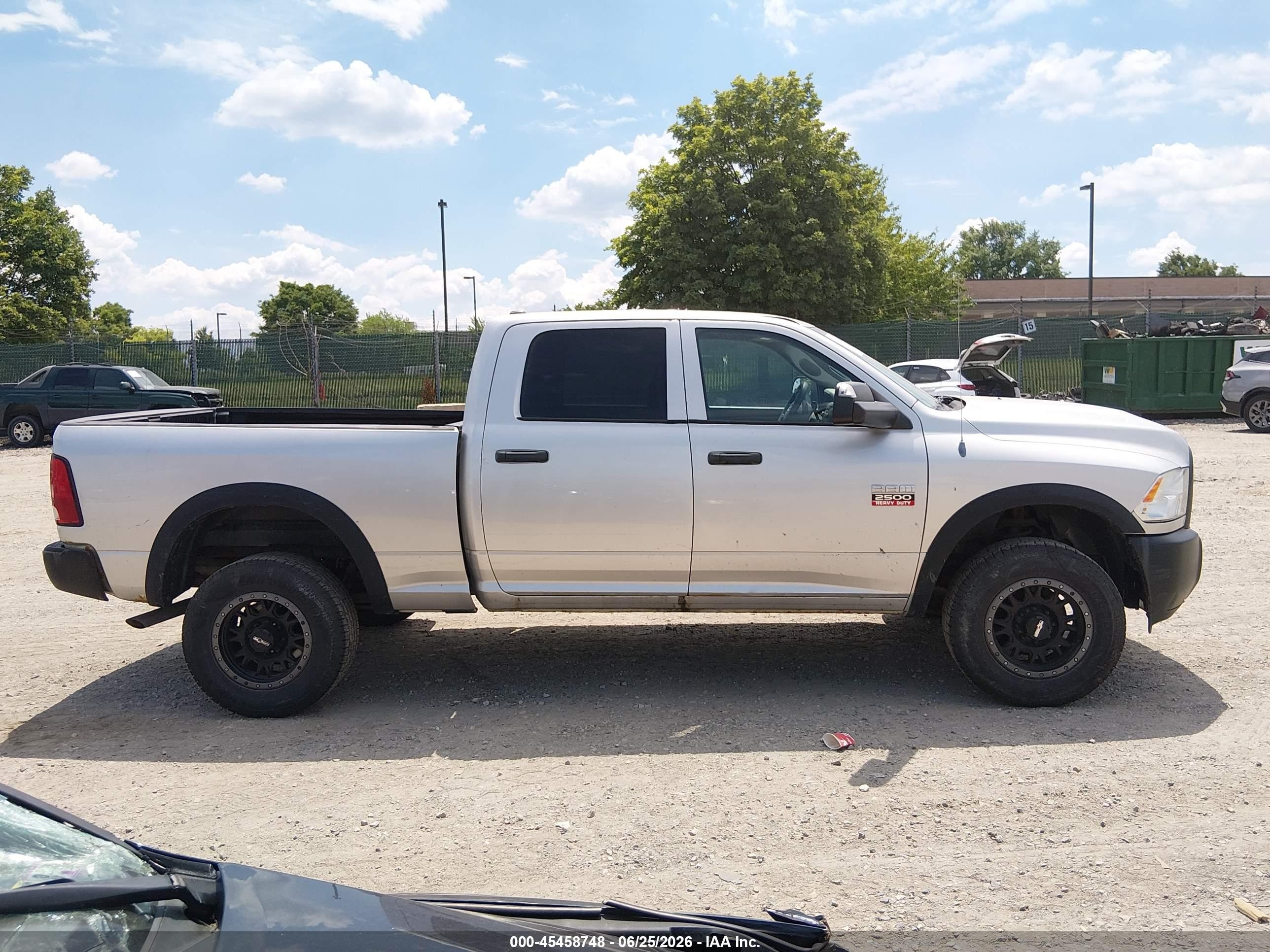 2012 Ram 2500 St Silver vin: 3C6TD5CT5CG291400