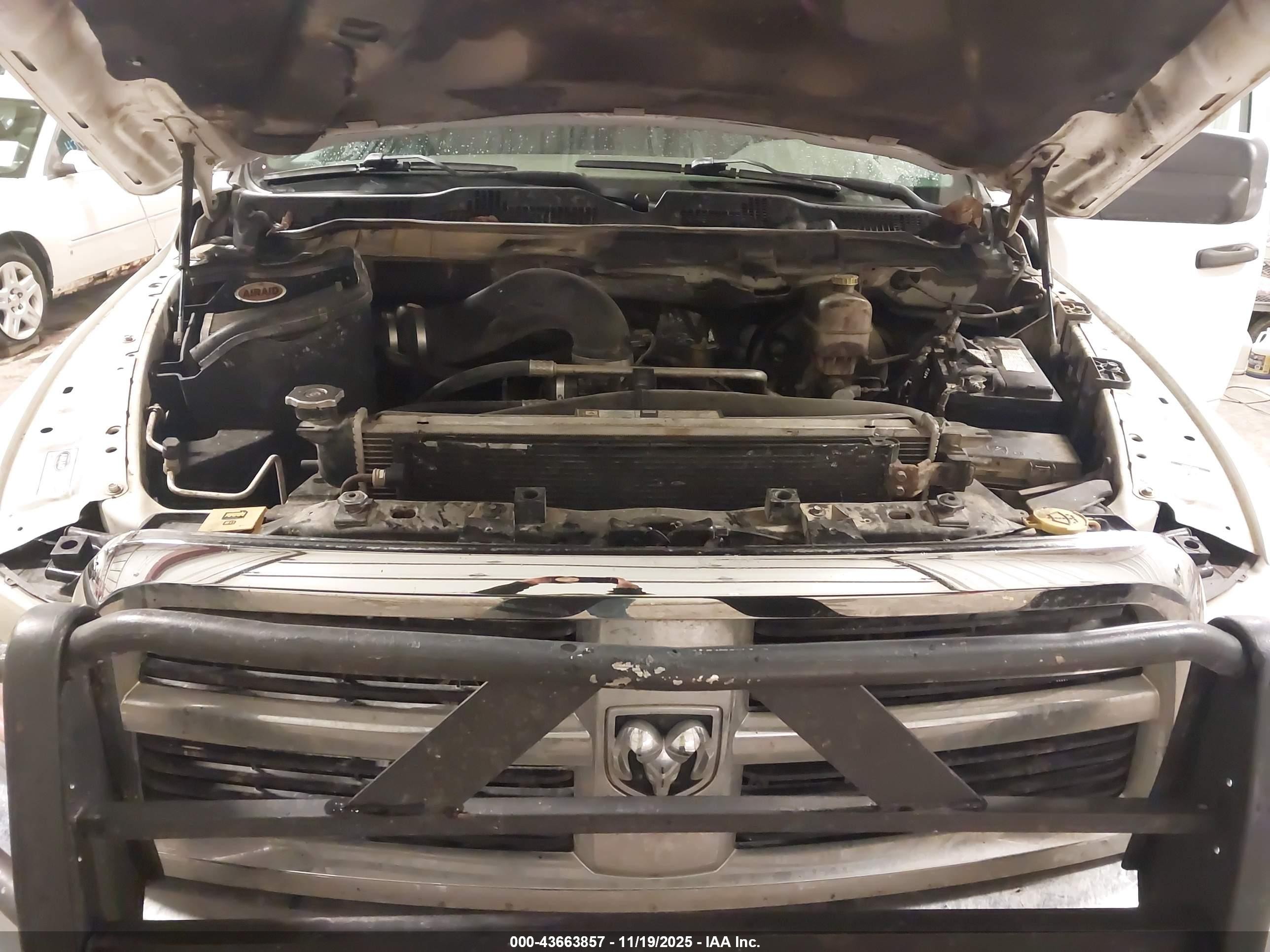 2012 Ram 2500 St White vin: 3C6TD5CT7CG166107