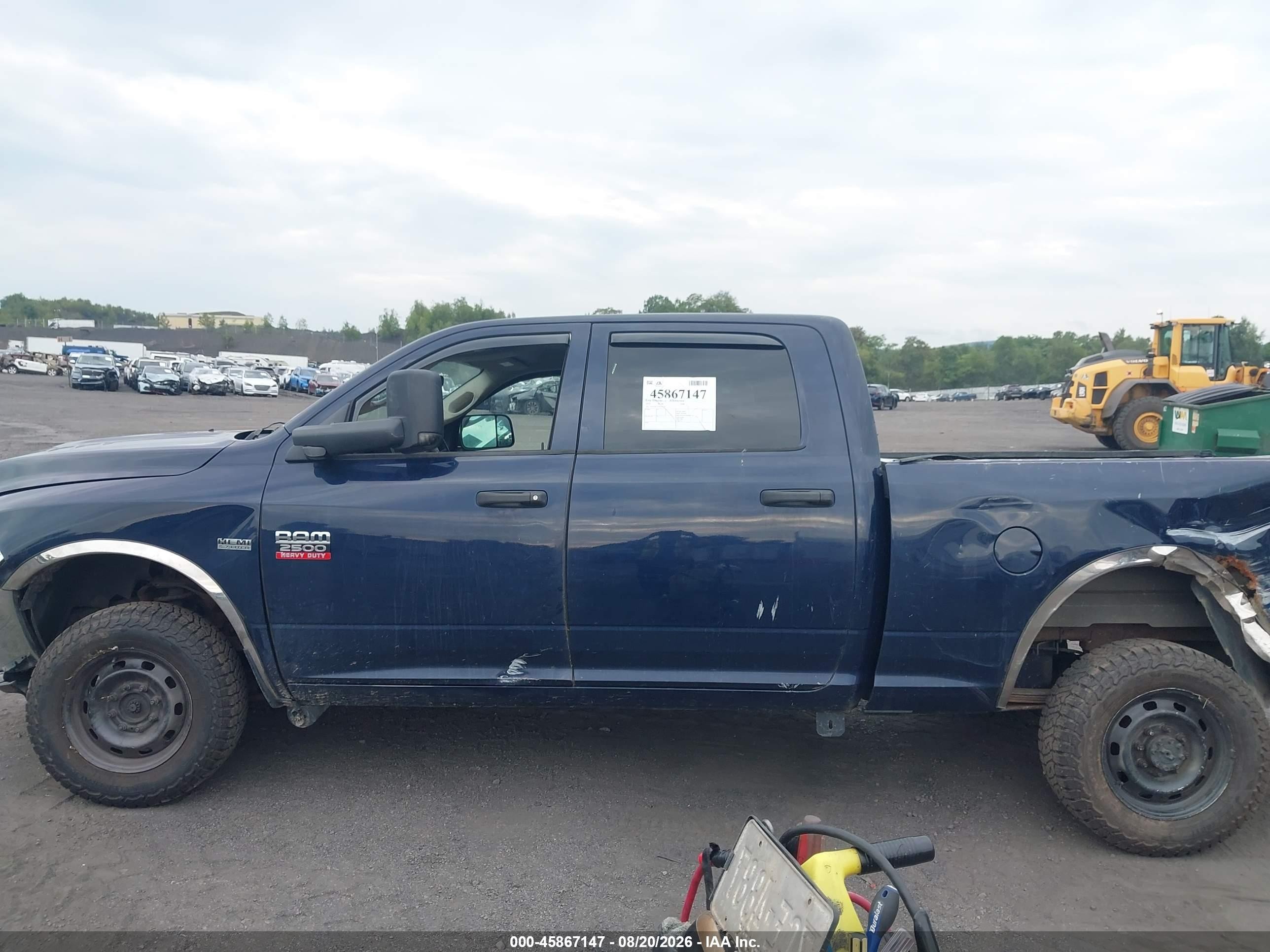2012 Ram 2500 St Синий vin: 3C6TD5CT7CG238780
