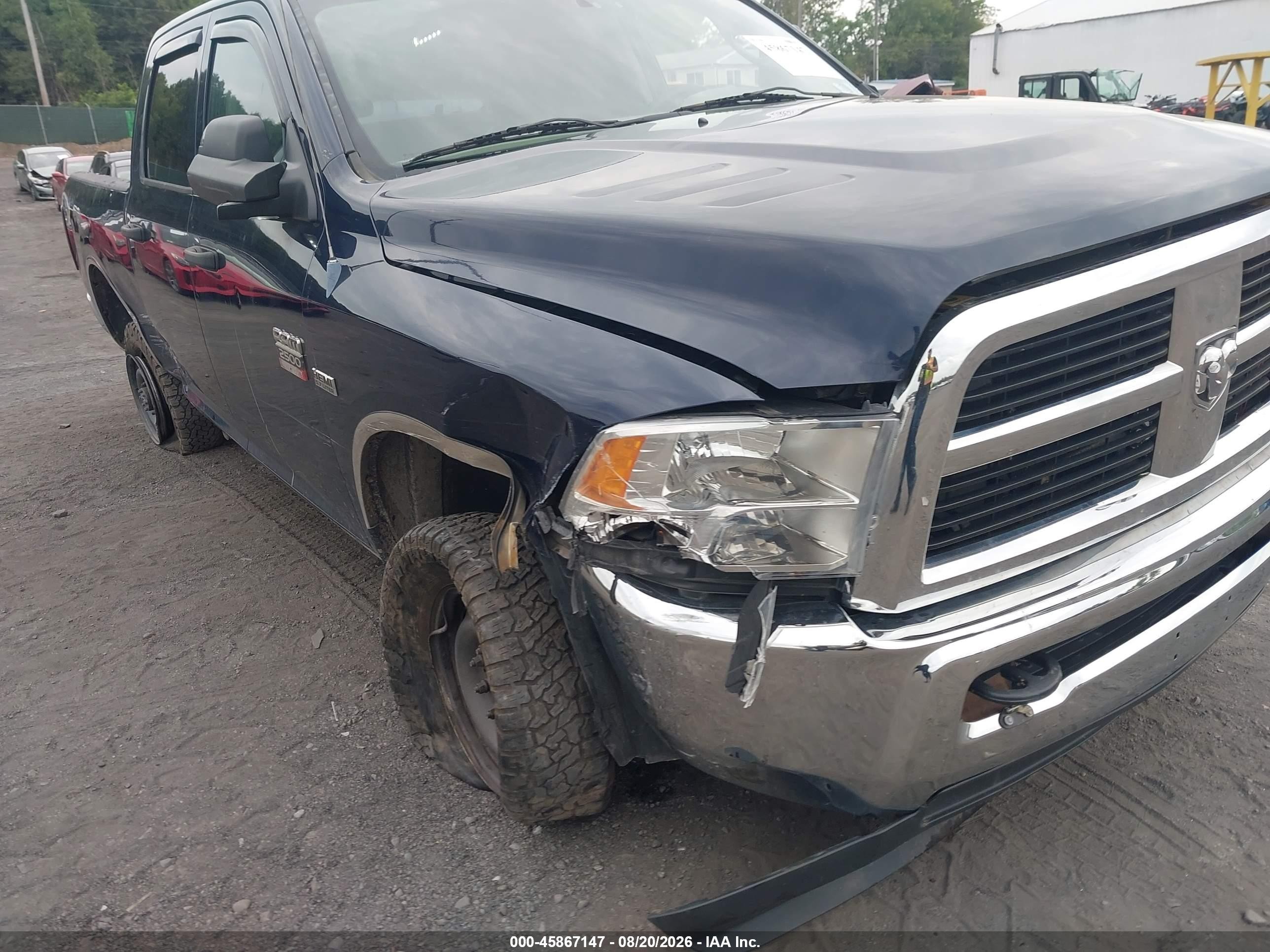 2012 Ram 2500 St Синий vin: 3C6TD5CT7CG238780
