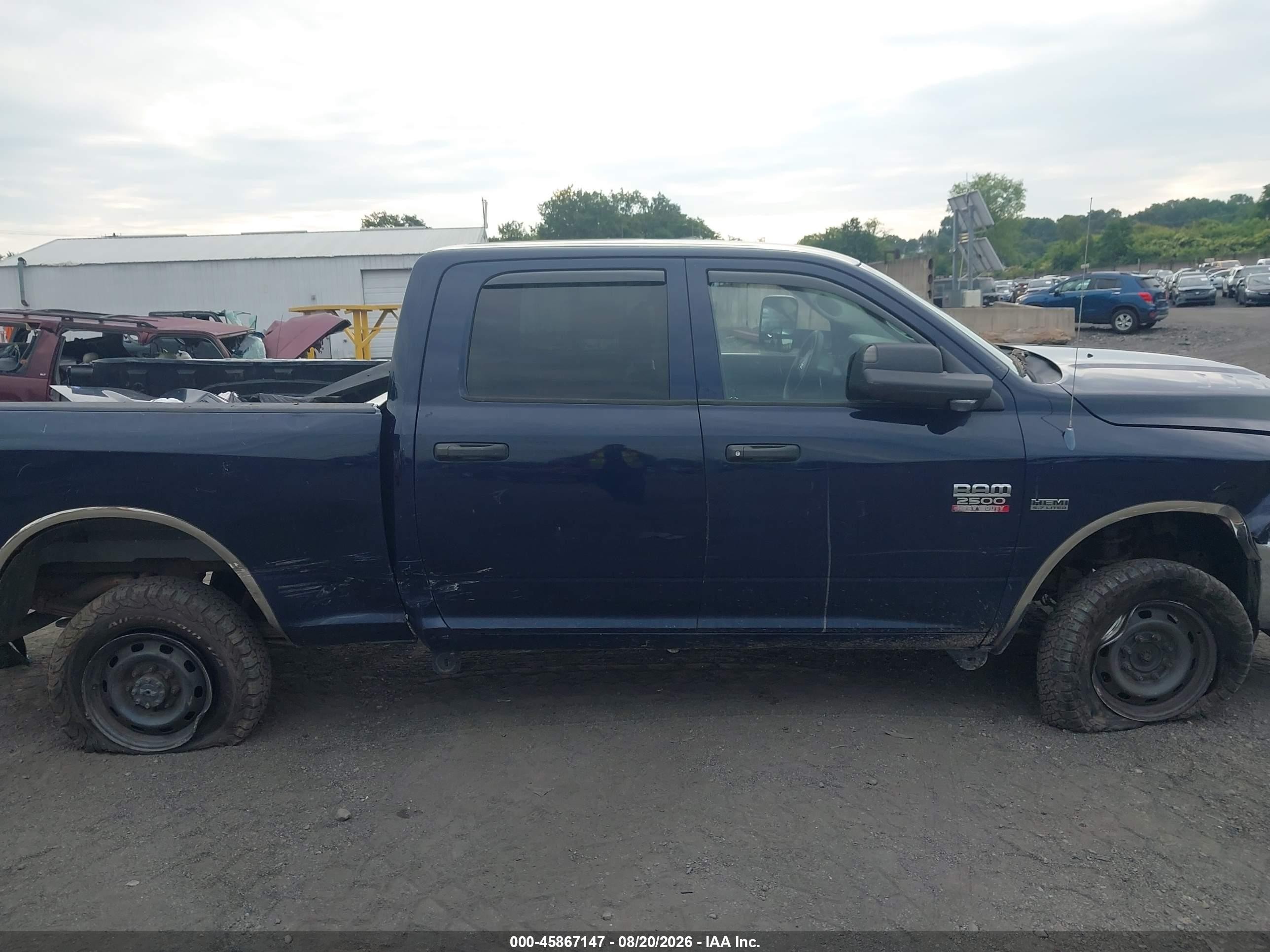 2012 Ram 2500 St Синий vin: 3C6TD5CT7CG238780