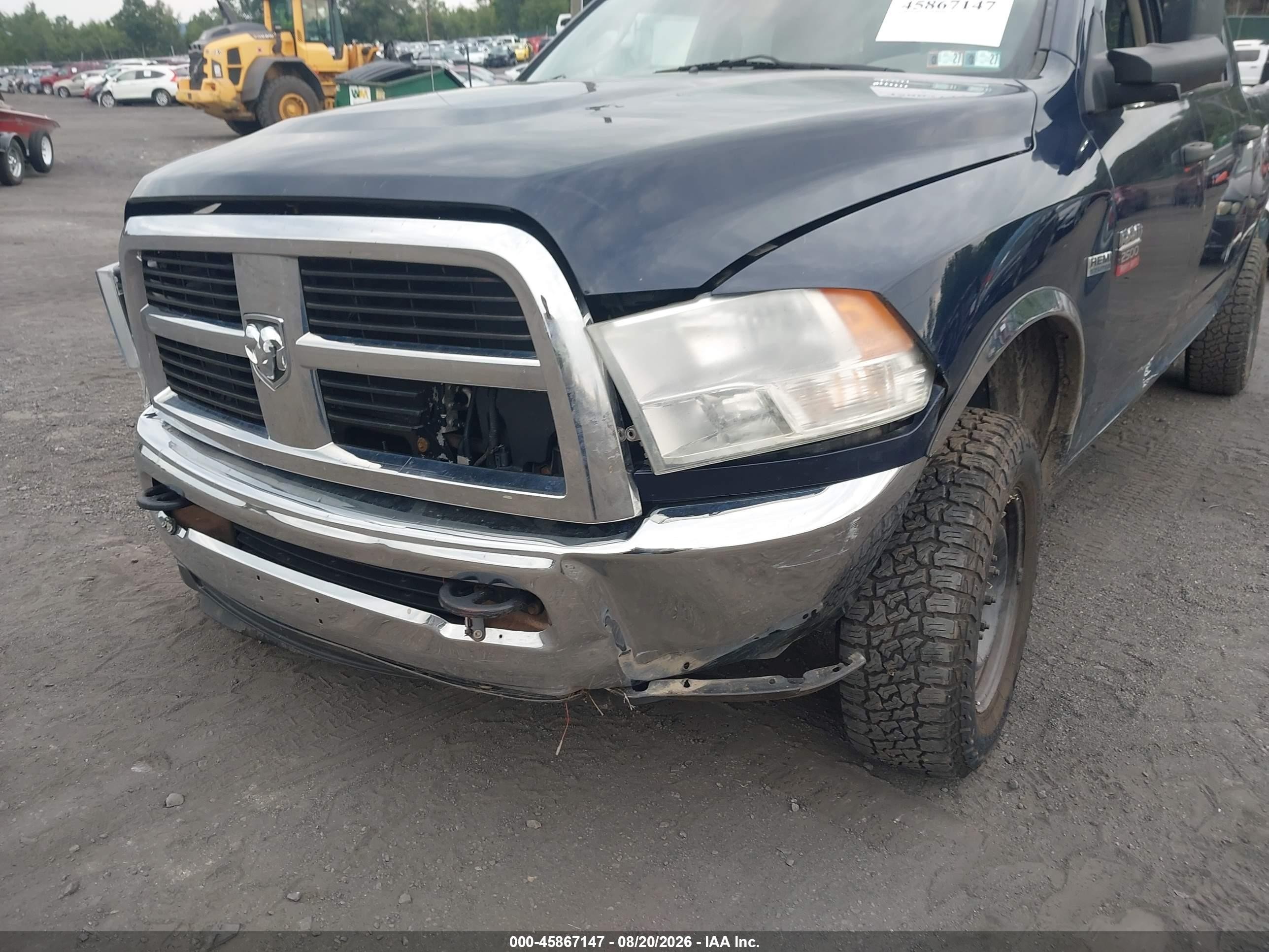 2012 Ram 2500 St Синий vin: 3C6TD5CT7CG238780