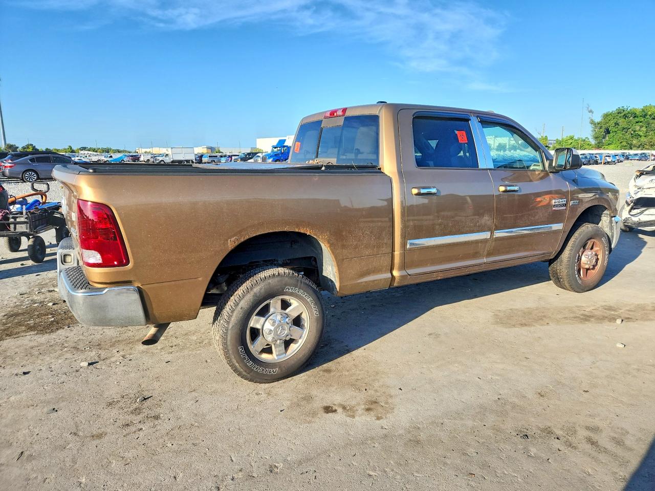 2012 Dodge Ram 2500 Slt Brown vin: 3C6TD5DT7CG154232