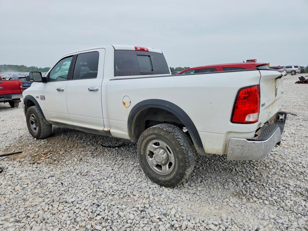 2012 Dodge Ram 2500 Slt White vin: 3C6TD5DTXCG262618