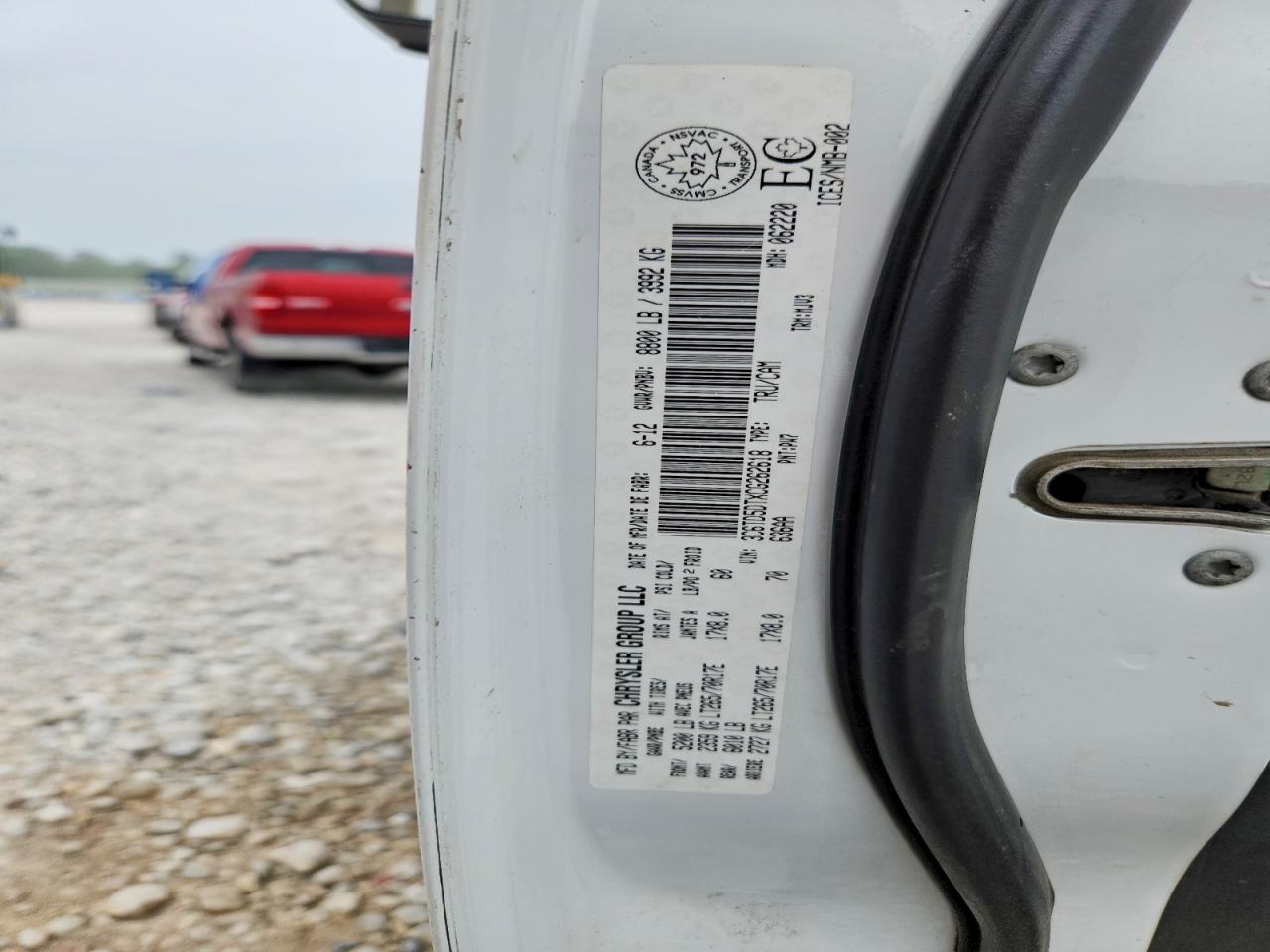 2012 Dodge Ram 2500 Slt White vin: 3C6TD5DTXCG262618
