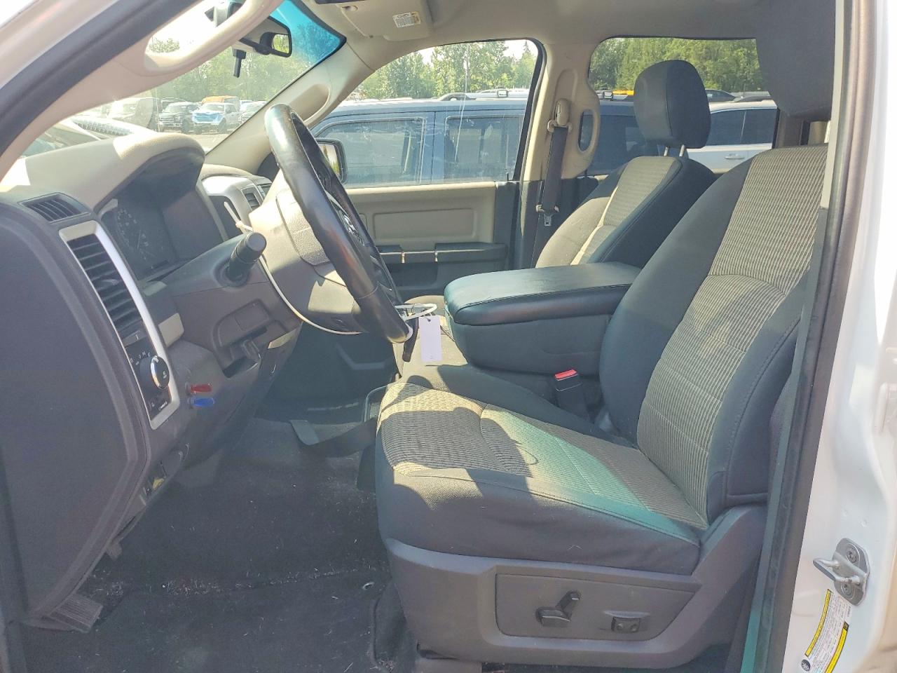 2012 Dodge Ram 2500 Slt White vin: 3C6TD5DTXCG336975