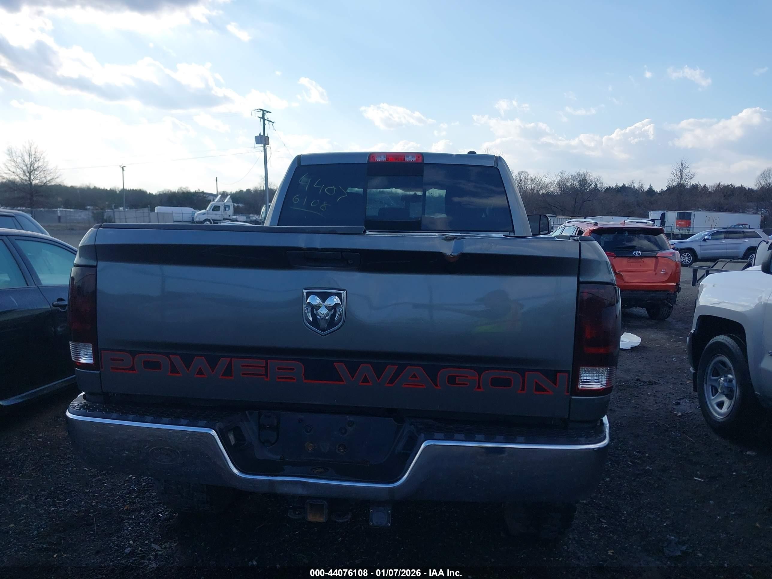 2012 Ram 2500 Power Wagon Gray vin: 3C6TD5ET1CG112900