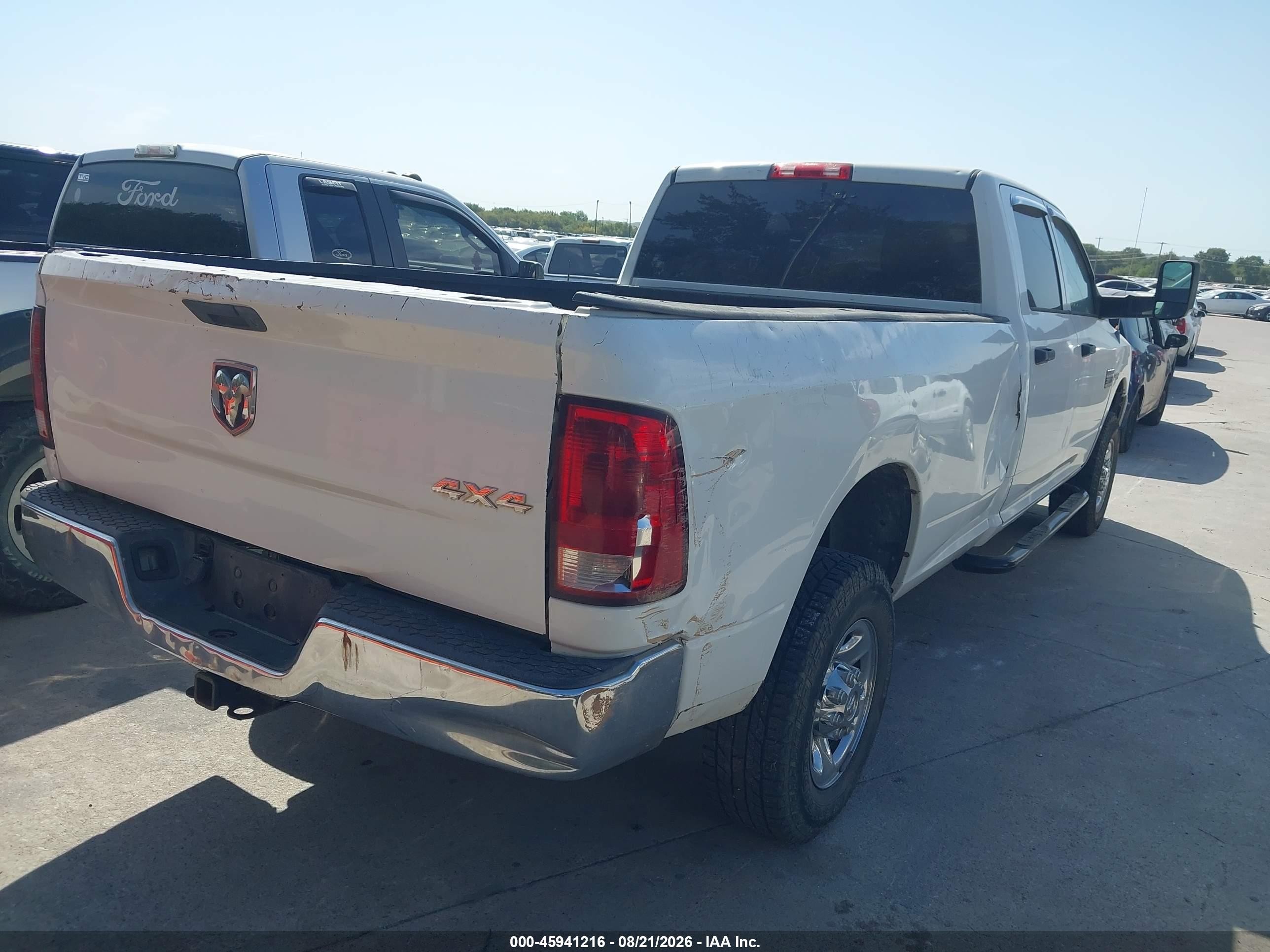 2012 Ram 2500 St White vin: 3C6TD5HT1CG200583