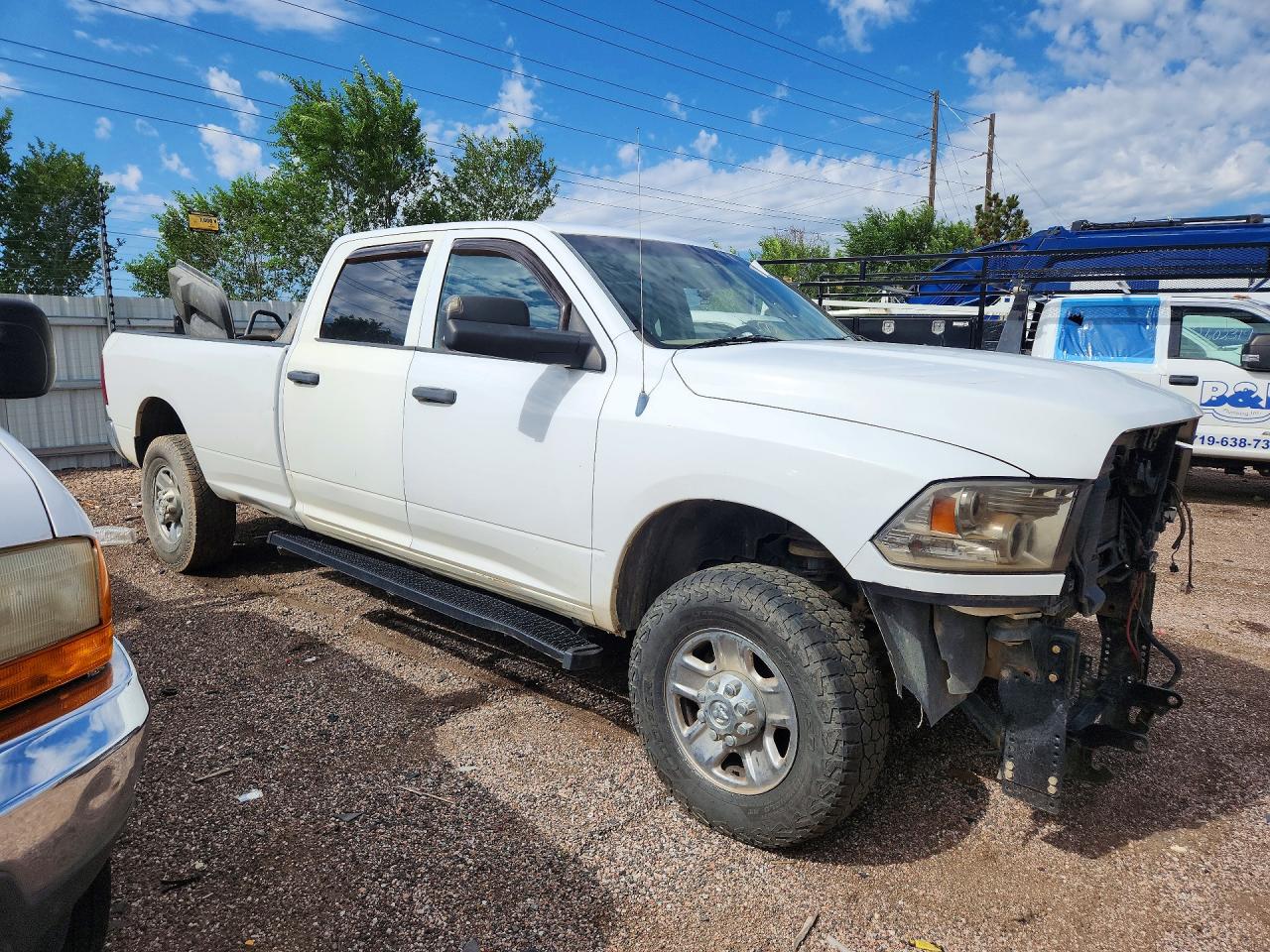 2012 Dodge Ram 2500 St White vin: 3C6TD5HT1CG281276