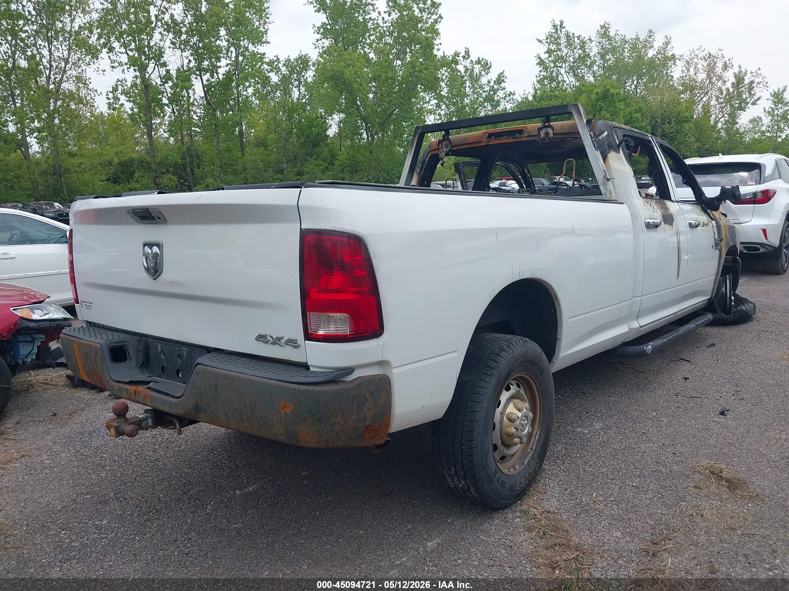 2012 Ram 2500 St White vin: 3C6TD5HT2CG212385