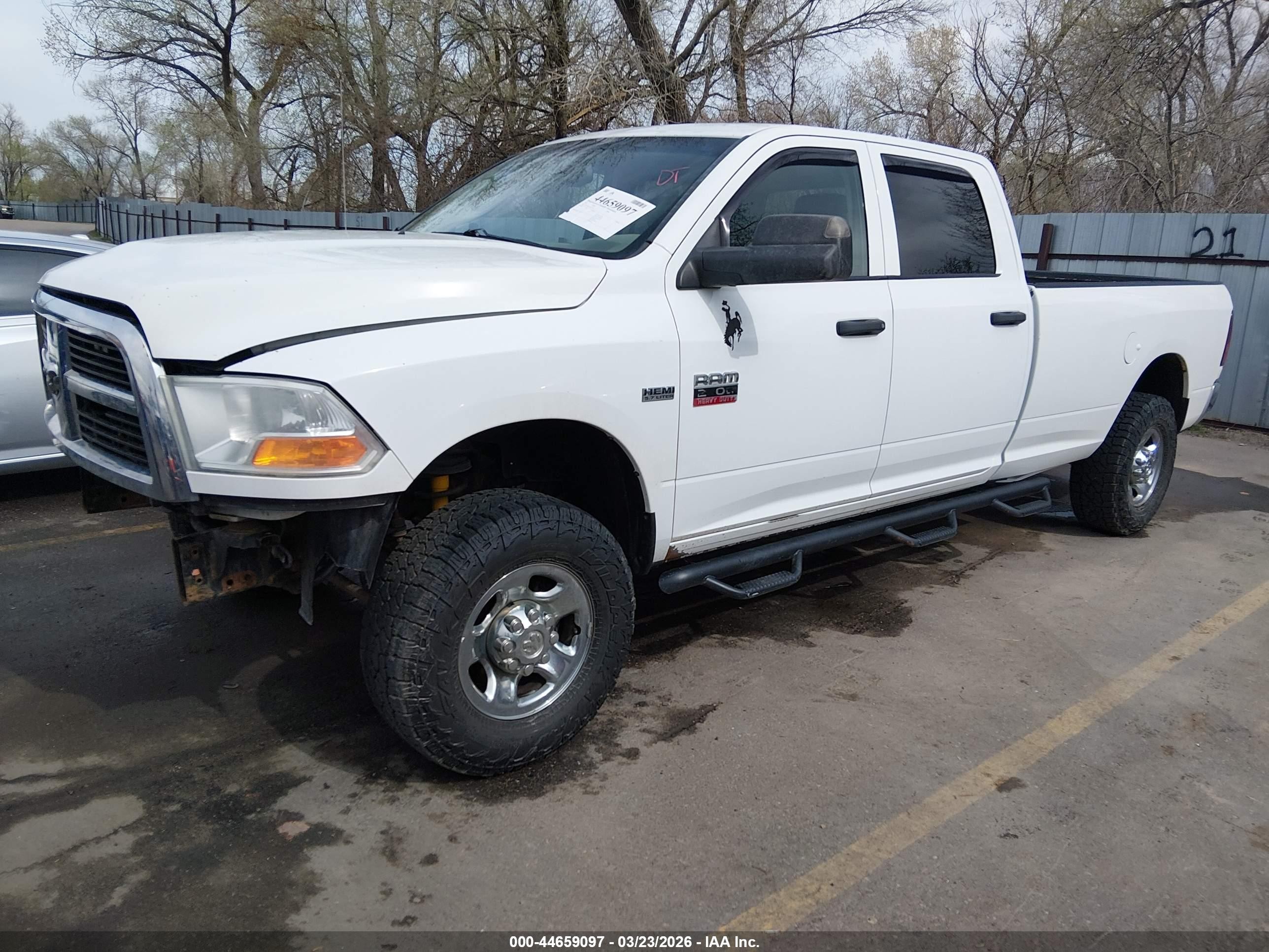 2012 Ram 2500 St White vin: 3C6TD5HT3CG154352
