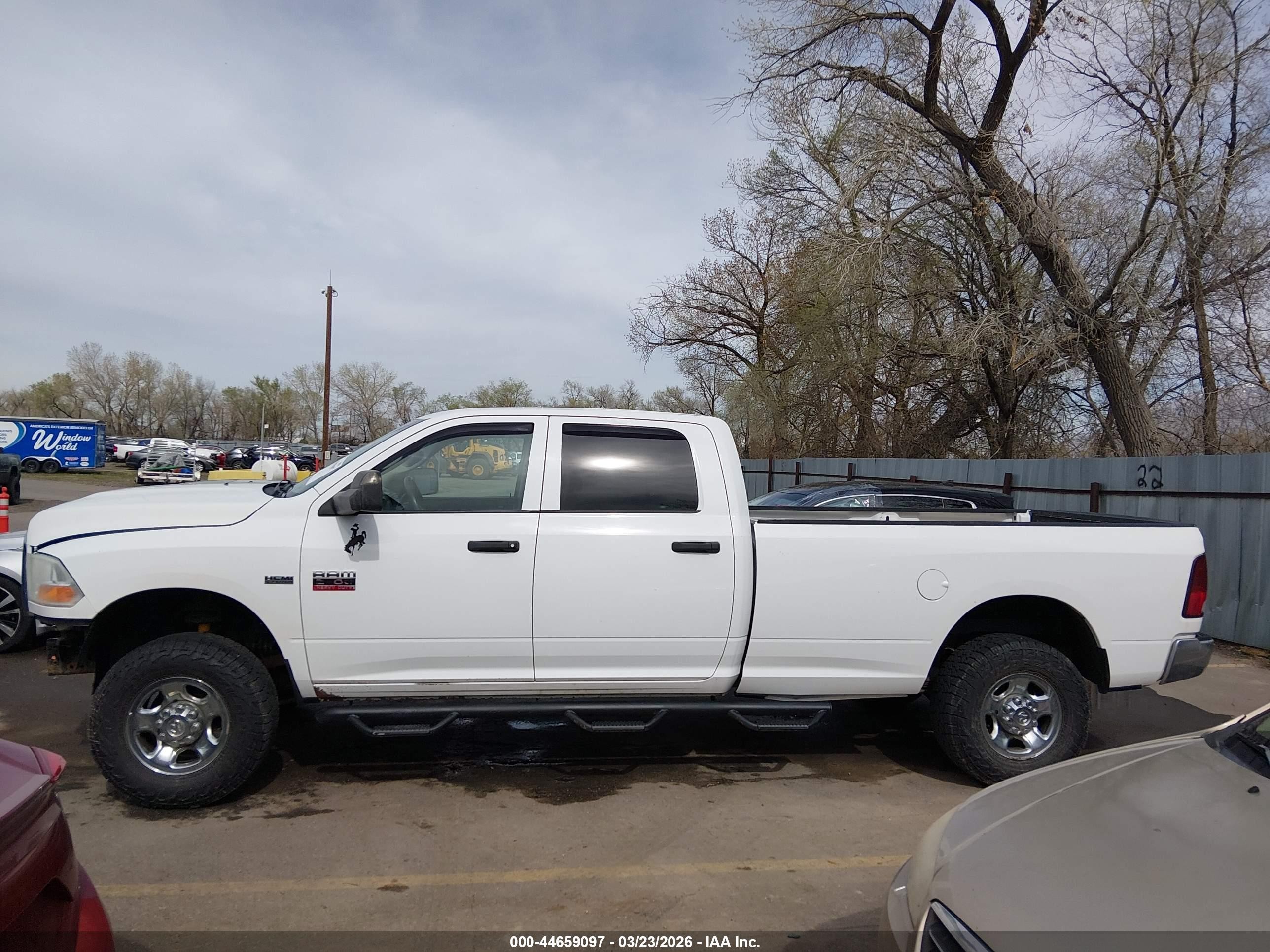 2012 Ram 2500 St White vin: 3C6TD5HT3CG154352