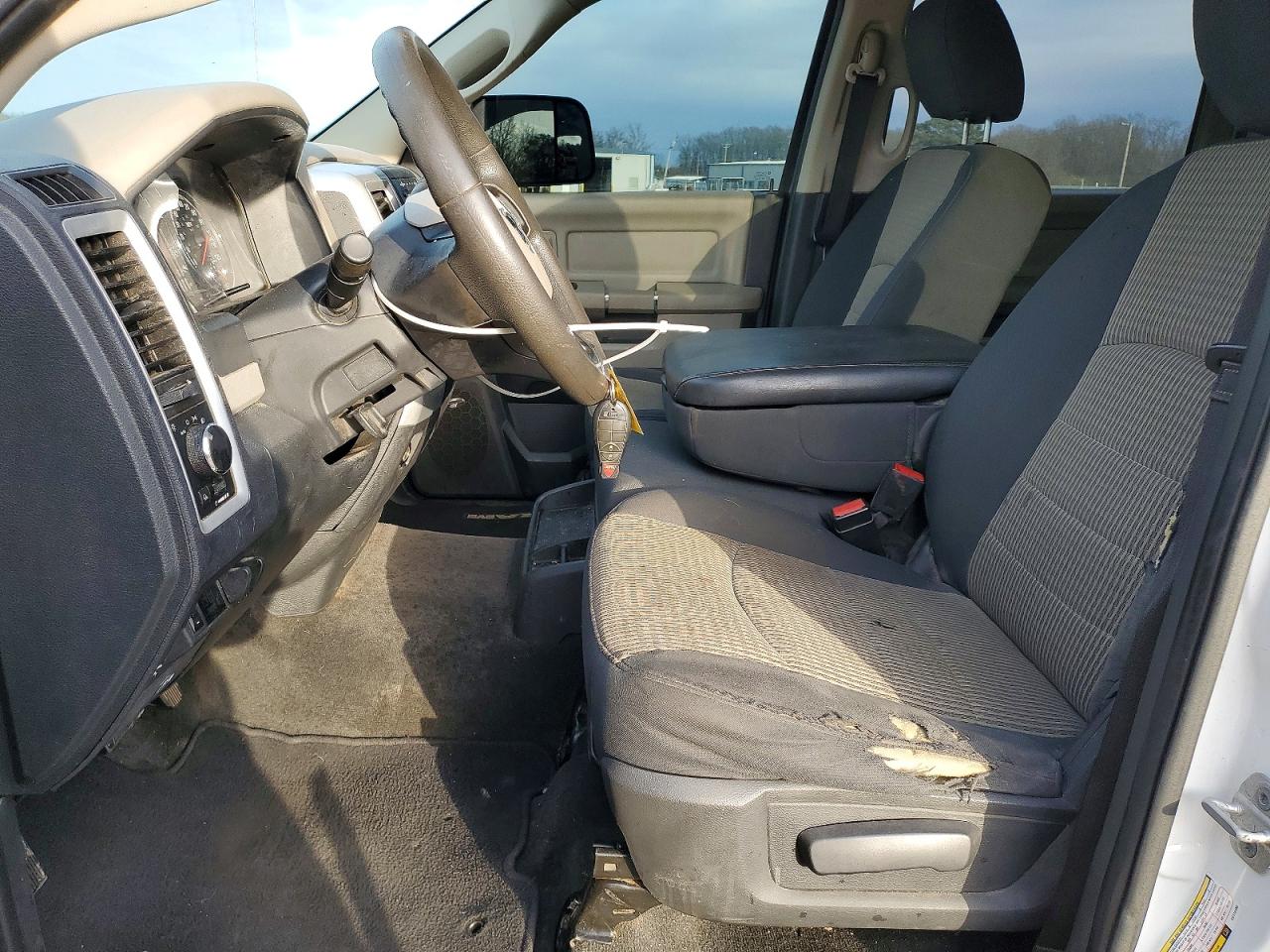 2012 Dodge Ram 2500 Slt White vin: 3C6TD5JT8CG114455