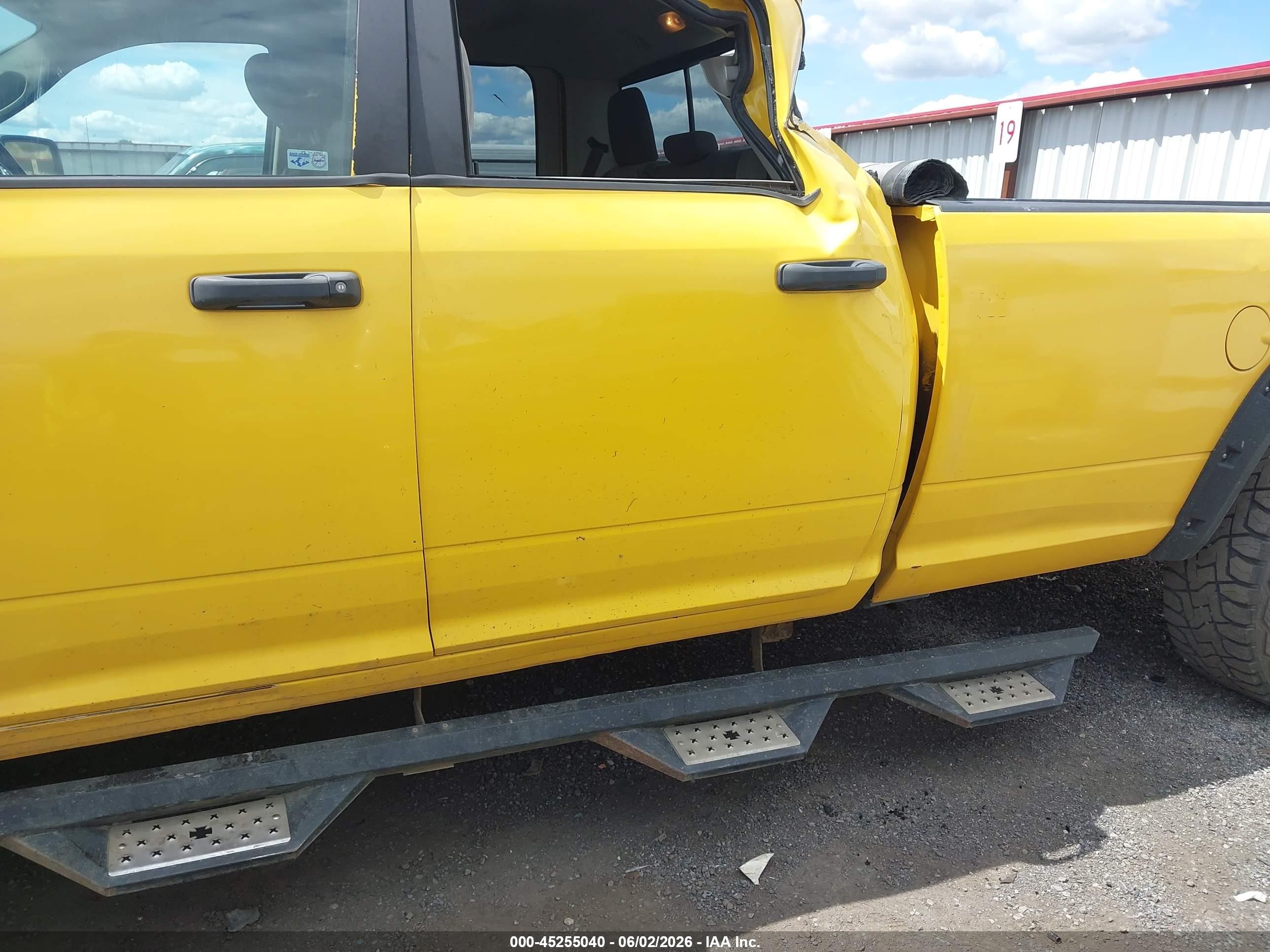 2012 Ram 2500 Slt Yellow vin: 3C6TD5JTXCG299771
