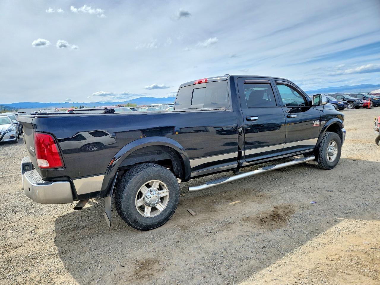 2012 Dodge Ram 2500 Laramie Black vin: 3C6TD5KT4CG336263