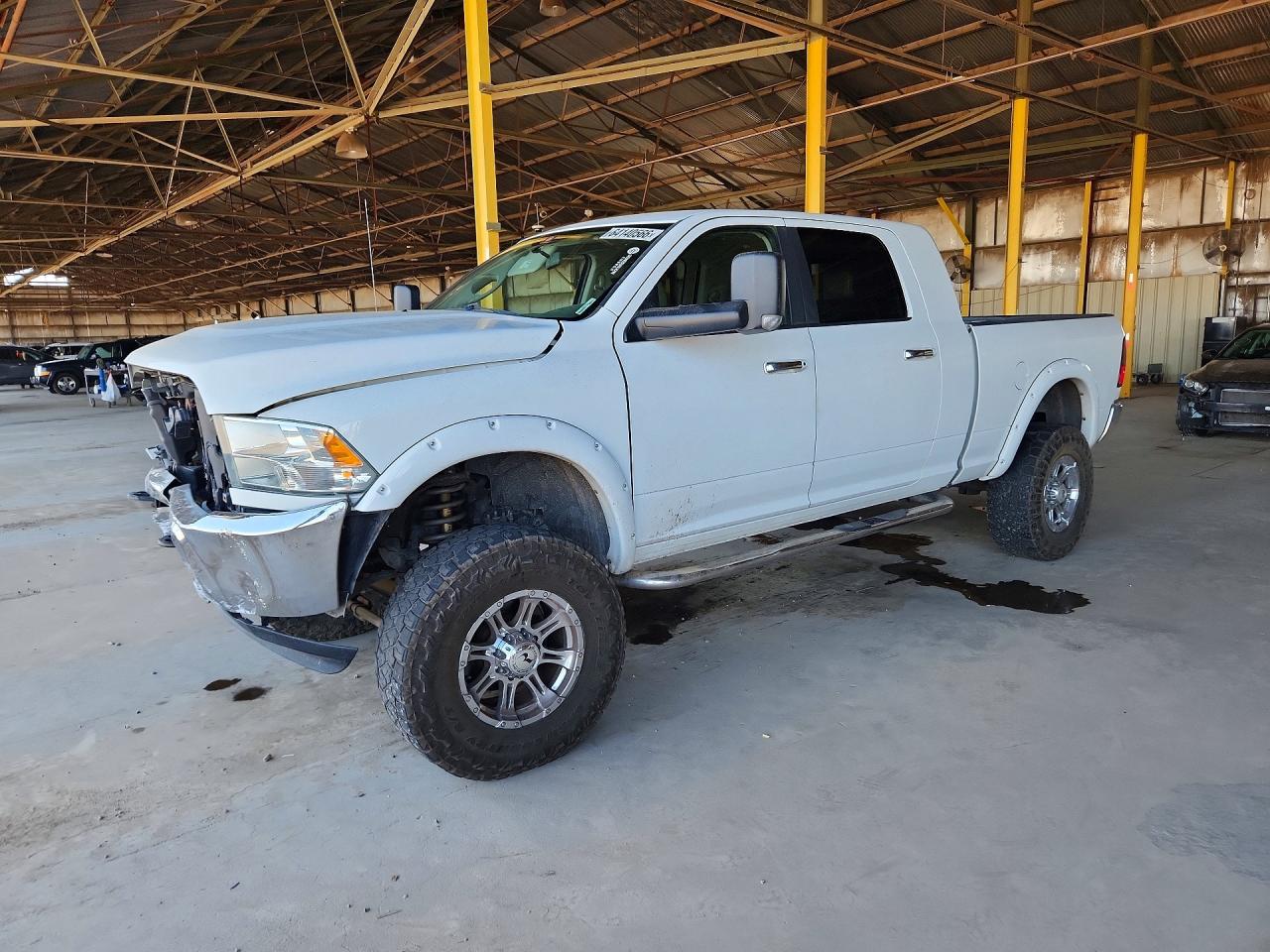 2012 Dodge Ram 2500 Slt White vin: 3C6TD5MT7CG338893