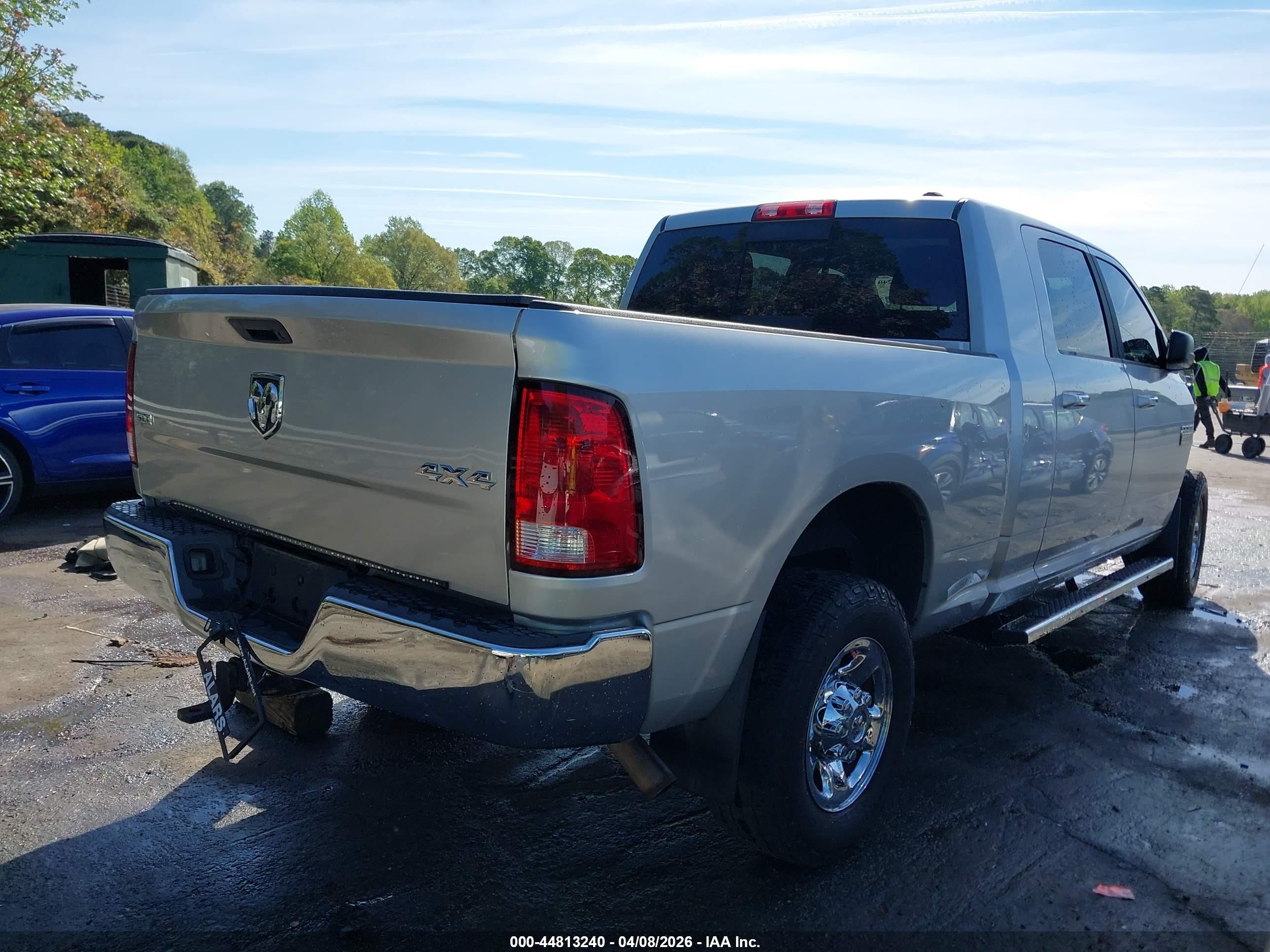 2012 Ram 2500 Slt Серебряный vin: 3C6TD5MTXCG127509