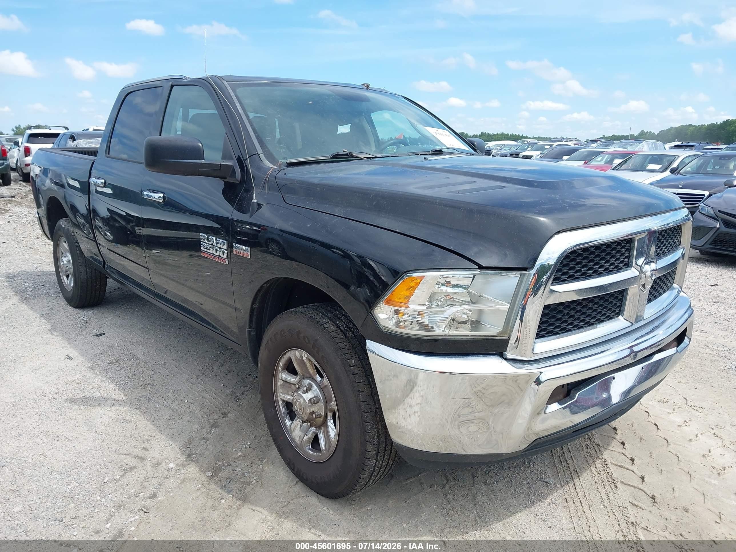 2015 Ram 2500 Slt Black vin: 3C6TR4DT4FG545788