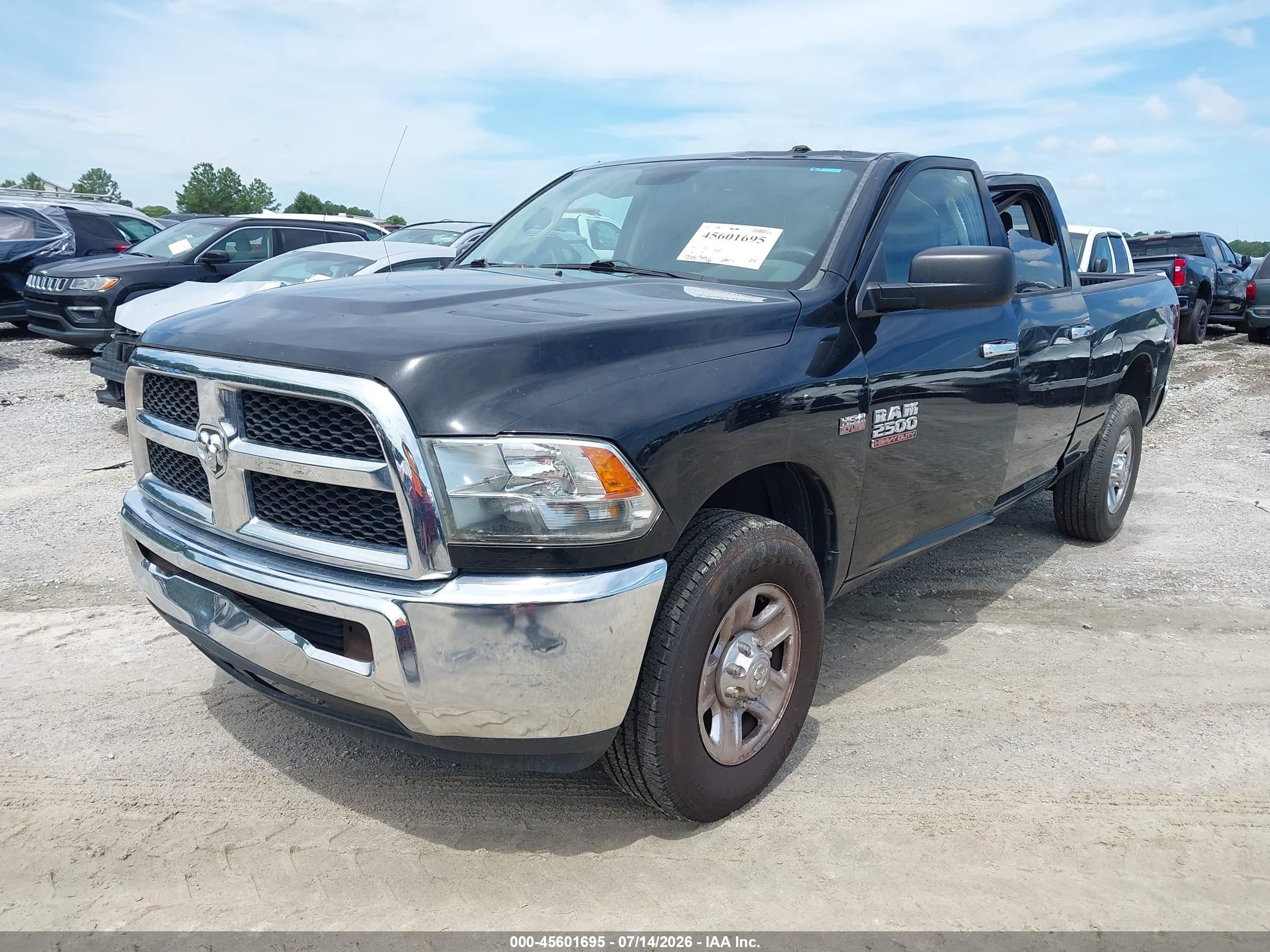 2015 Ram 2500 Slt Black vin: 3C6TR4DT4FG545788