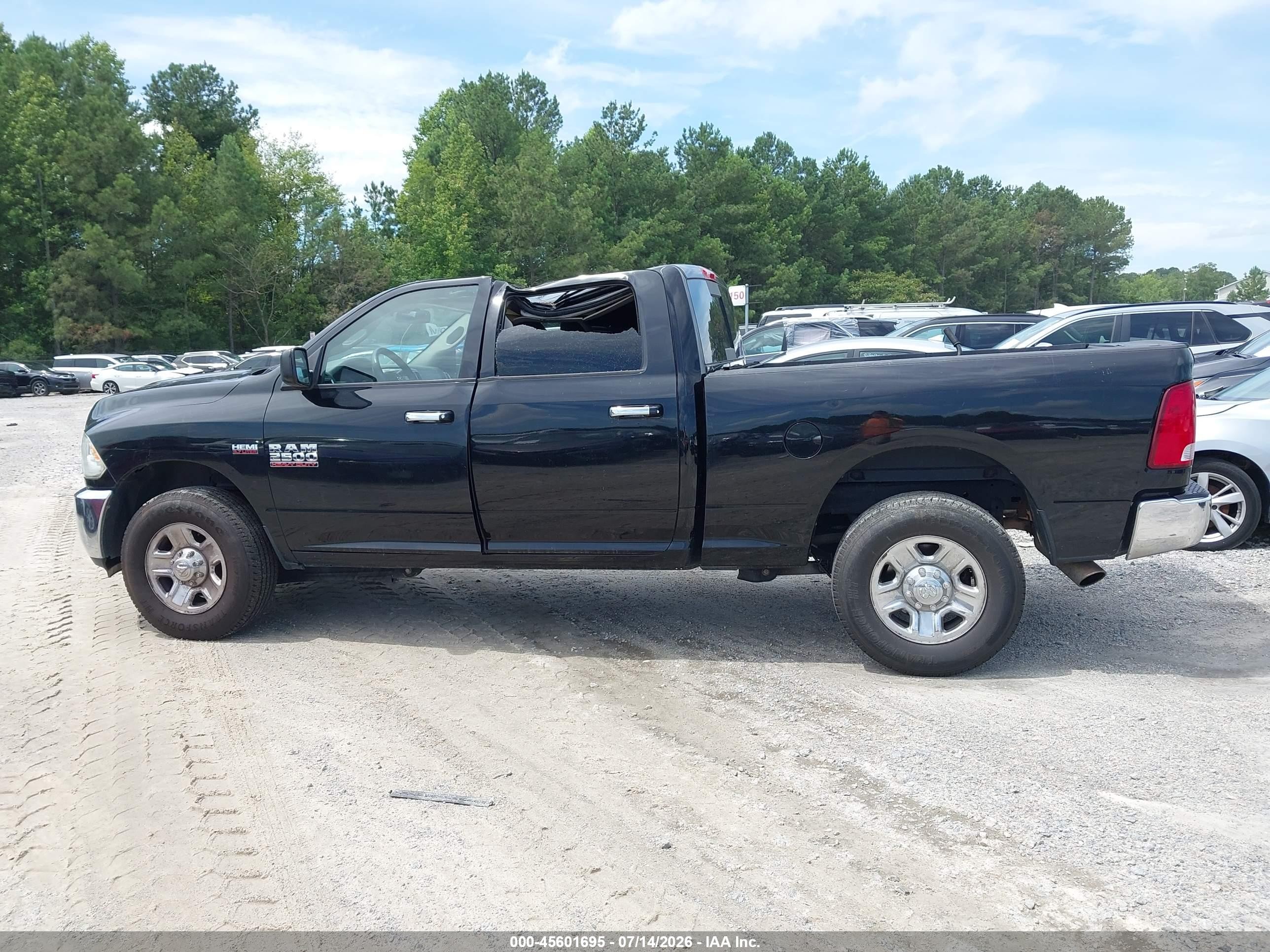 2015 Ram 2500 Slt Black vin: 3C6TR4DT4FG545788