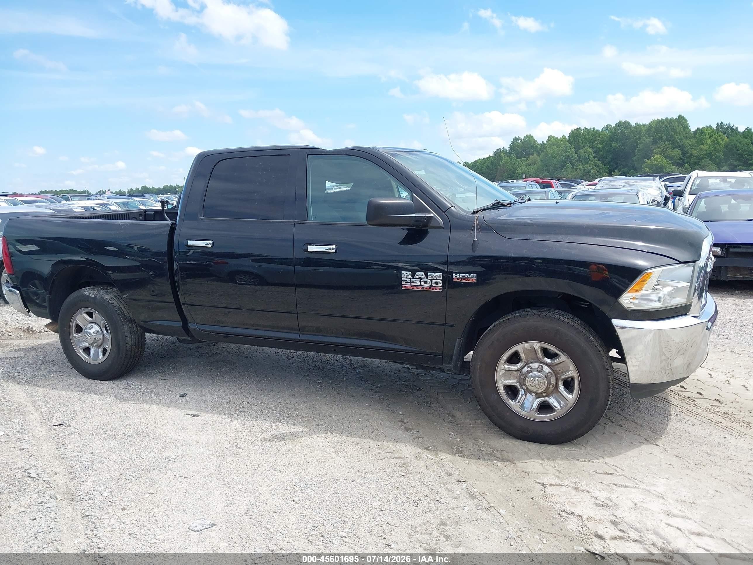2015 Ram 2500 Slt Black vin: 3C6TR4DT4FG545788
