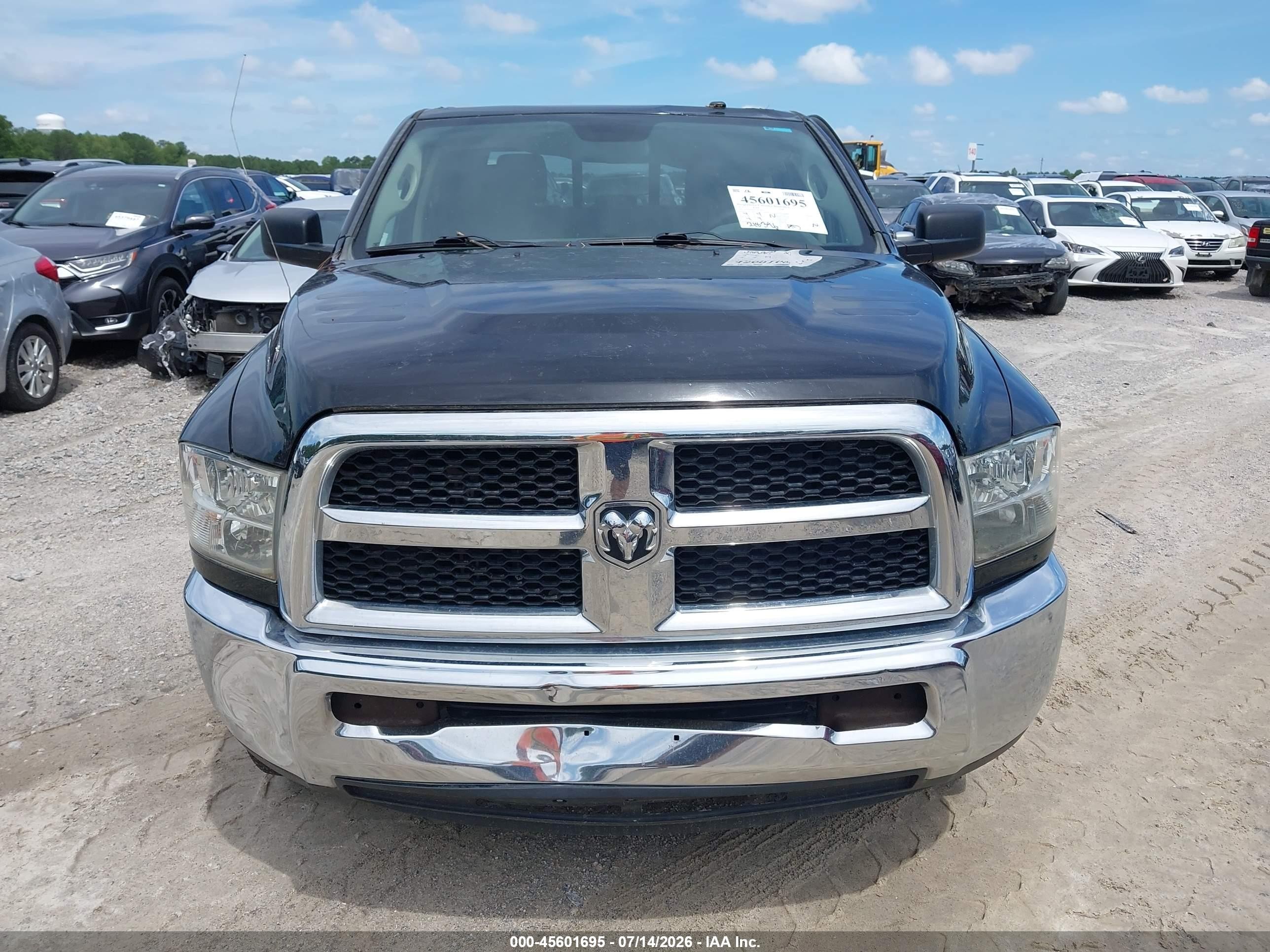 2015 Ram 2500 Slt Black vin: 3C6TR4DT4FG545788