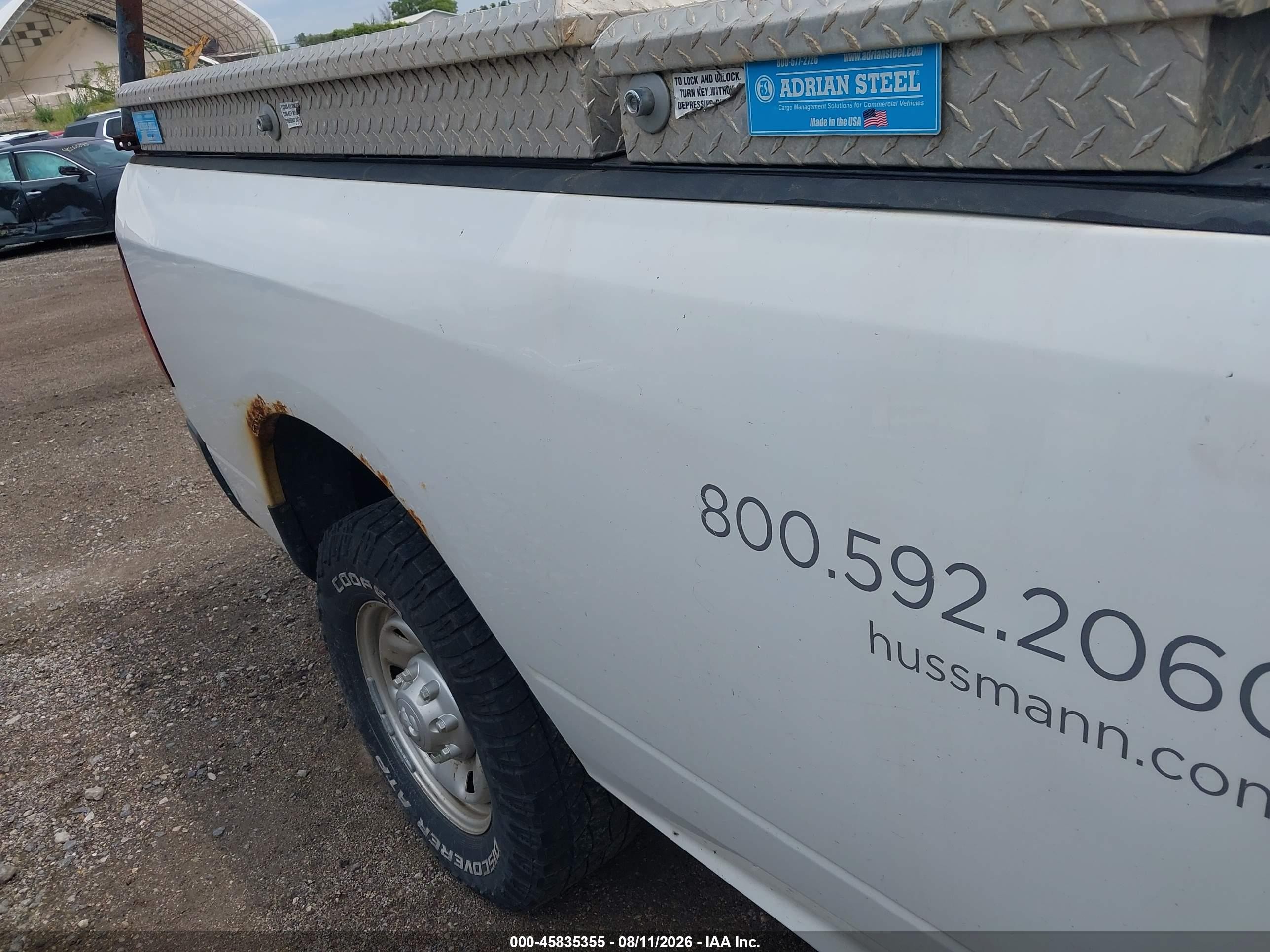 2015 Ram 2500 Tradesman White vin: 3C6TR4HT0FG662343